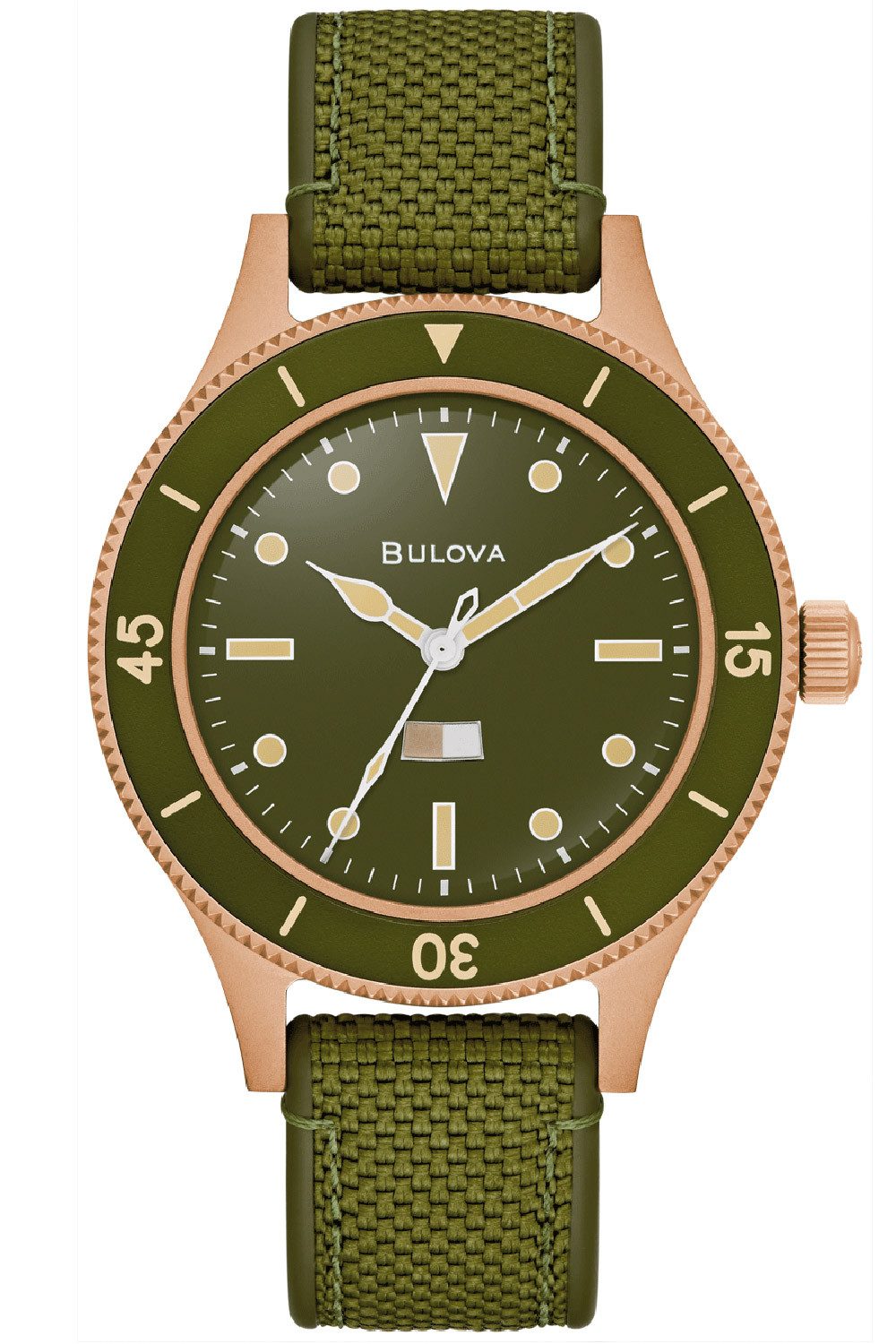 Bulova Automatikuhr Mil-Ships Special Edition Khaki