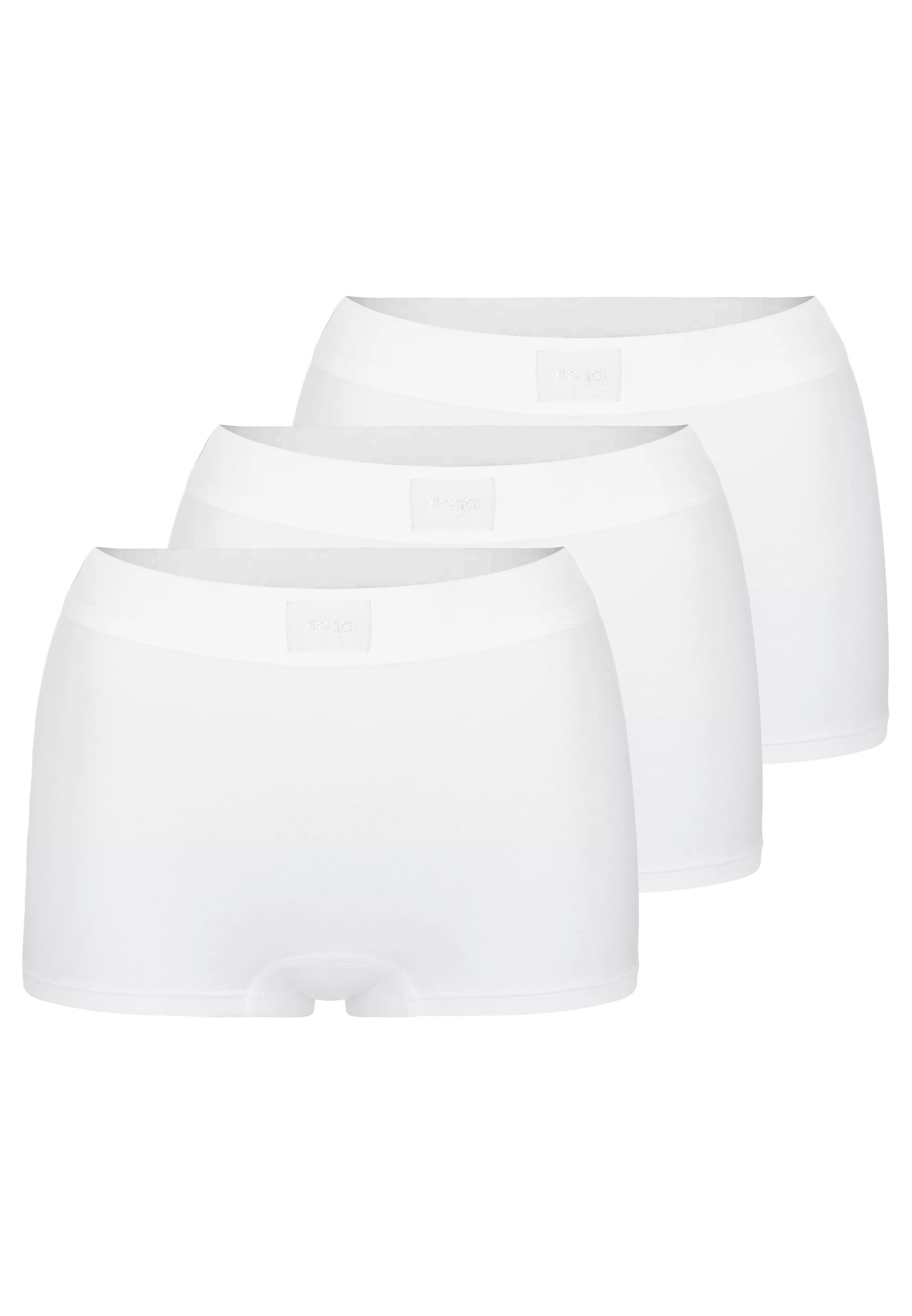 sloggi Panty 3er Pack Double Comfort T (Spar-Set, 3-St) Short Slip - Baumwolle - Atmungsaktiv