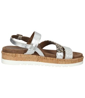 Lazamani Sandalen Leder/Textil Riemchensandalette