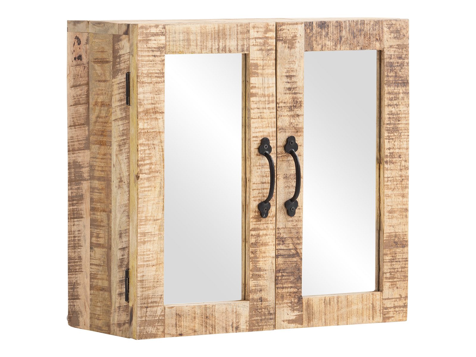 massivum Зеркало для ванной комнаты Caribou, Bad Spiegelschrank aus Massivholz, schmaler Hängeschrank (1-St)