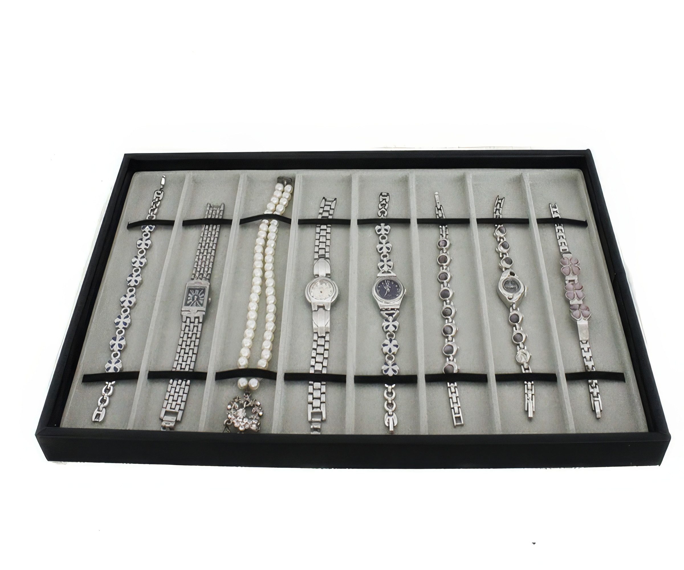 Yudu Schmuckkasten Vorlagebrett Schmucklade für Ketten Uhren Armbänder mit günstig online kaufen