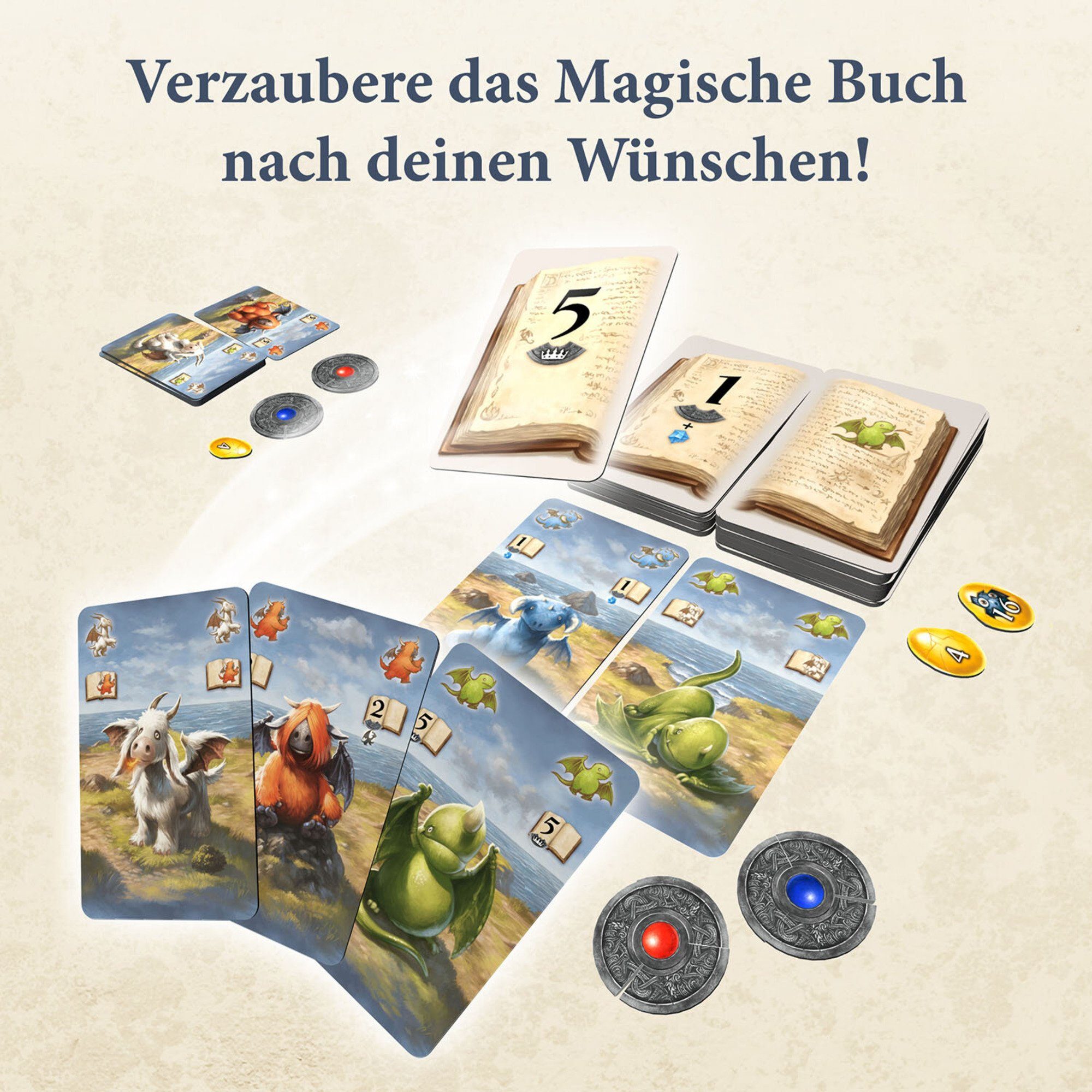 Kosmos Spiel Kosmos Drachenhüter, Kartenspiel