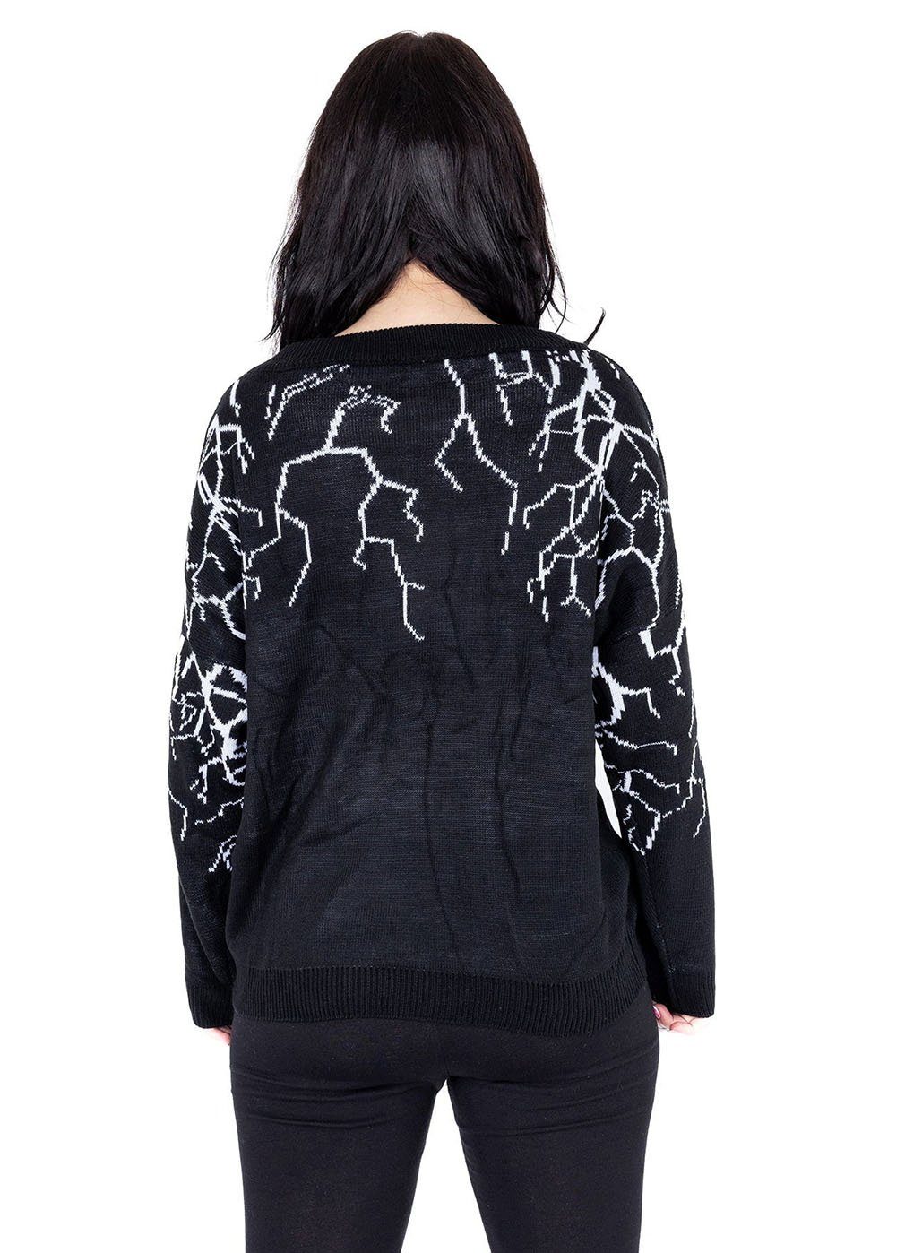 Heartless Strickpullover Sinister Grin Strickpulli Gothic Katze Punk Grinse günstig online kaufen