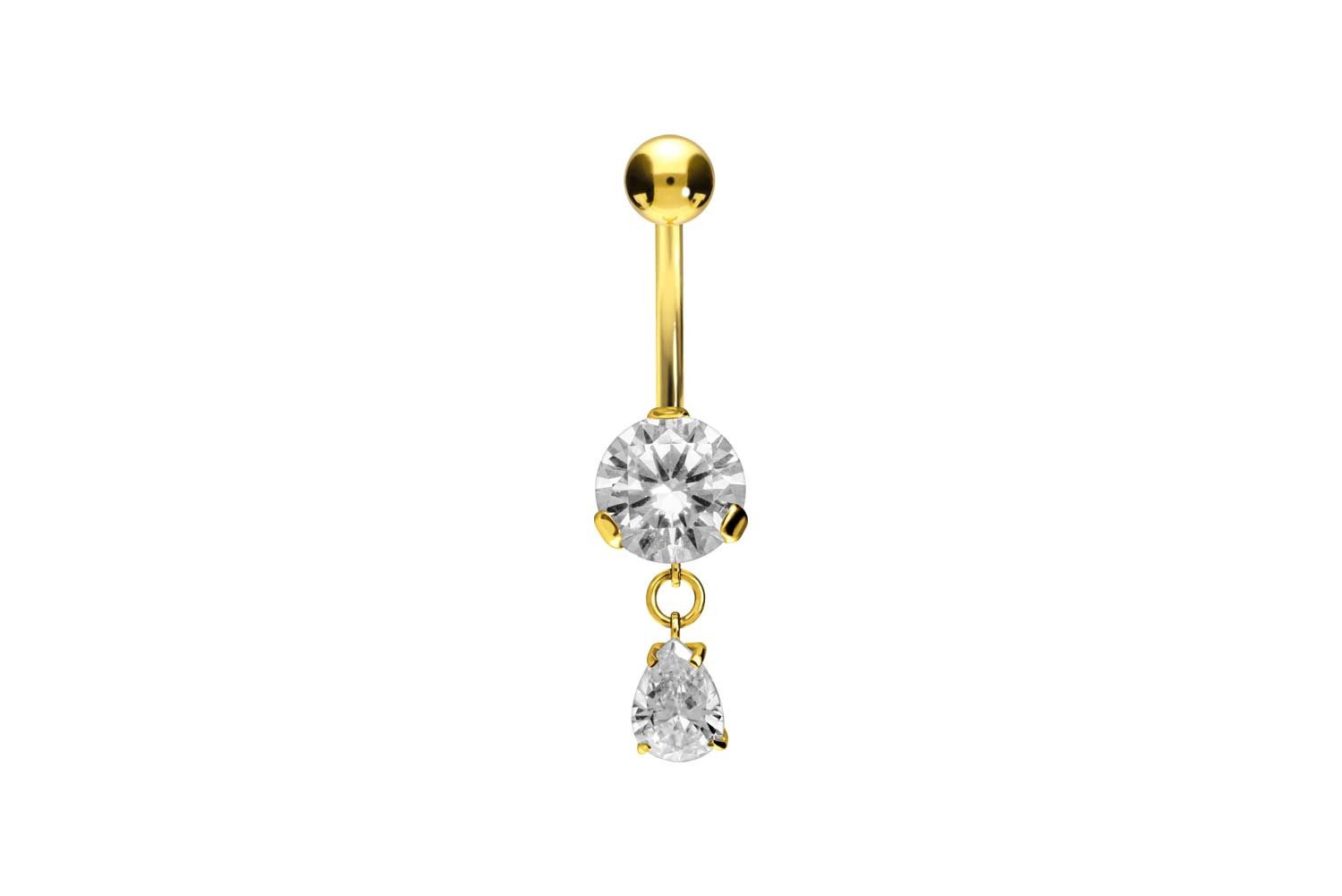 PIERCINGLINE Bauchnabelpiercing Titan Bananabell mit Innengewinde günstig online kaufen