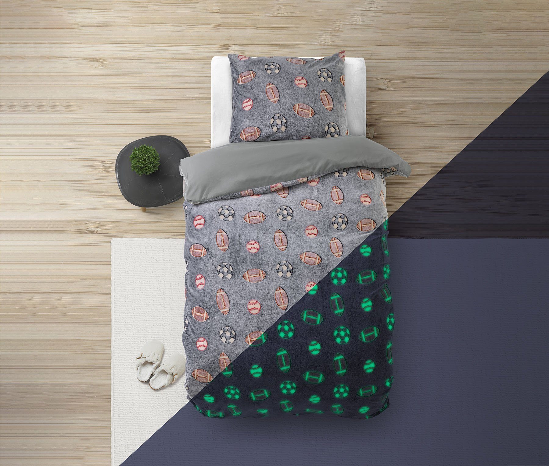 Sleeptime Kinderbettwäsche glow in the dark günstig online kaufen