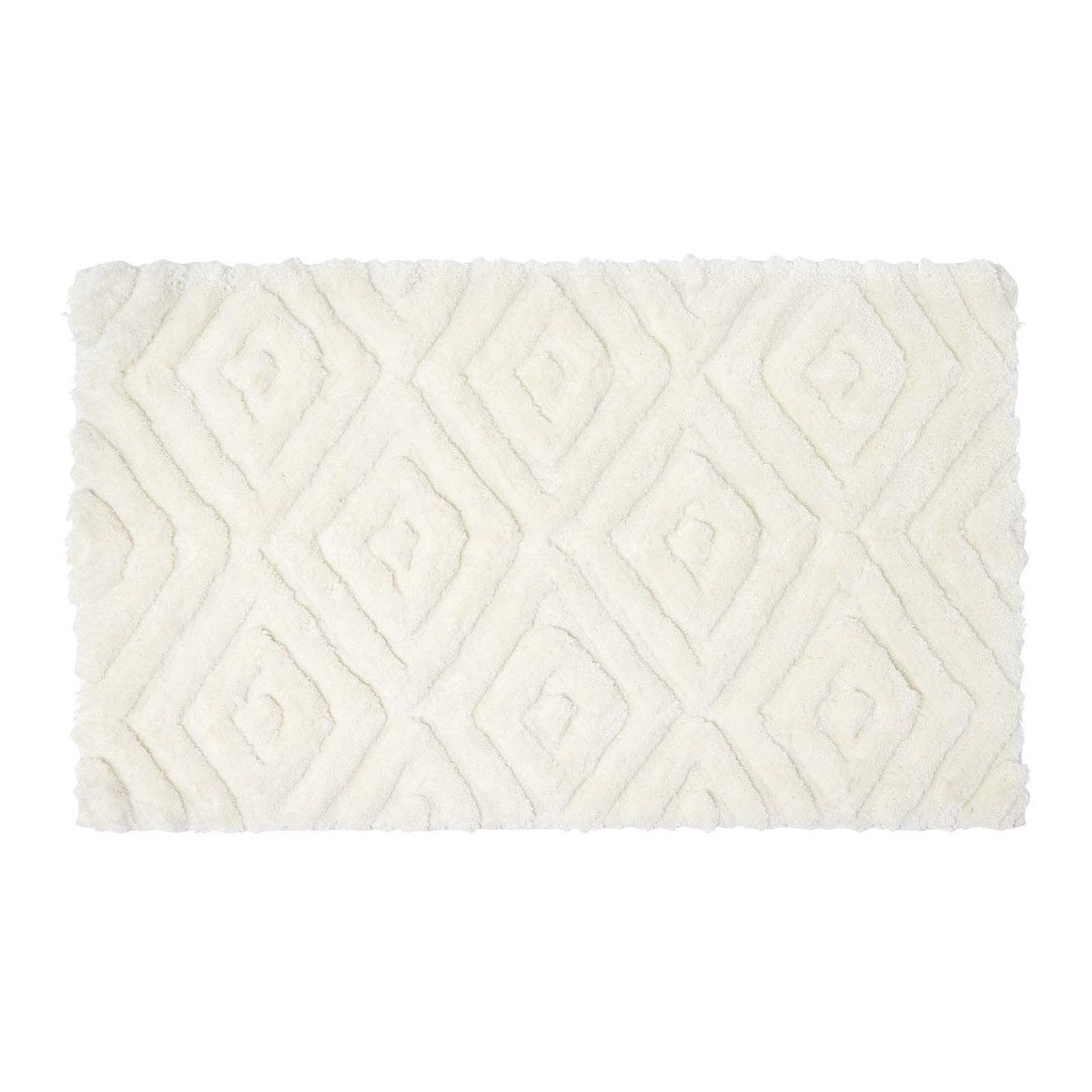 Homescapes Badematte Ikat Rutschfeste Hochflor Badematte 100% Baumwolle, we günstig online kaufen