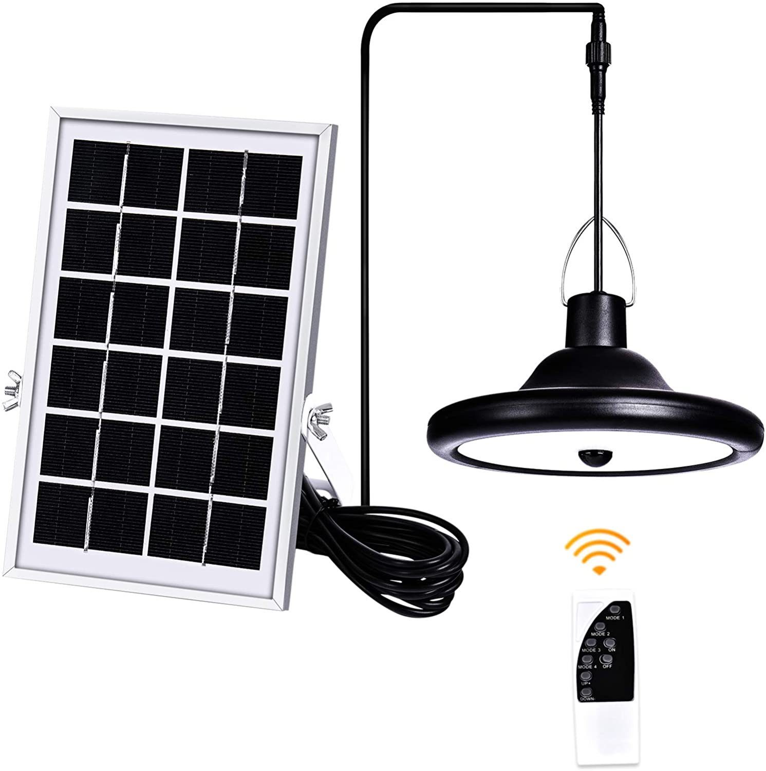Fine Life Pro LED Solarleuchte 6W/2x6W Solar Hängelampe, Wasserdicht