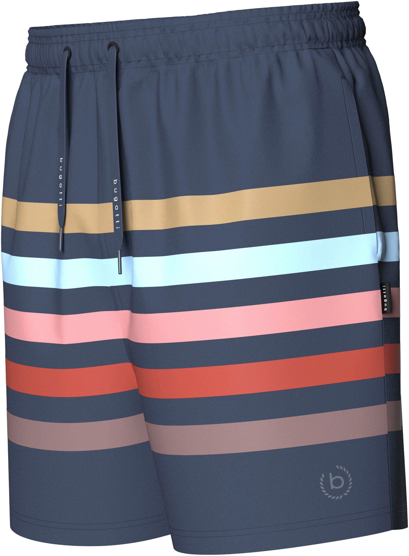 bugatti Badeshorts mit Markenprägung an den günstig online kaufen