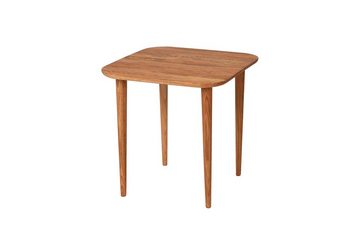 byLIVING Couchtisch TRIO (hochwertiger Massivholz Tisch aus Eiche natur), B 100, H 50, T 45 cm