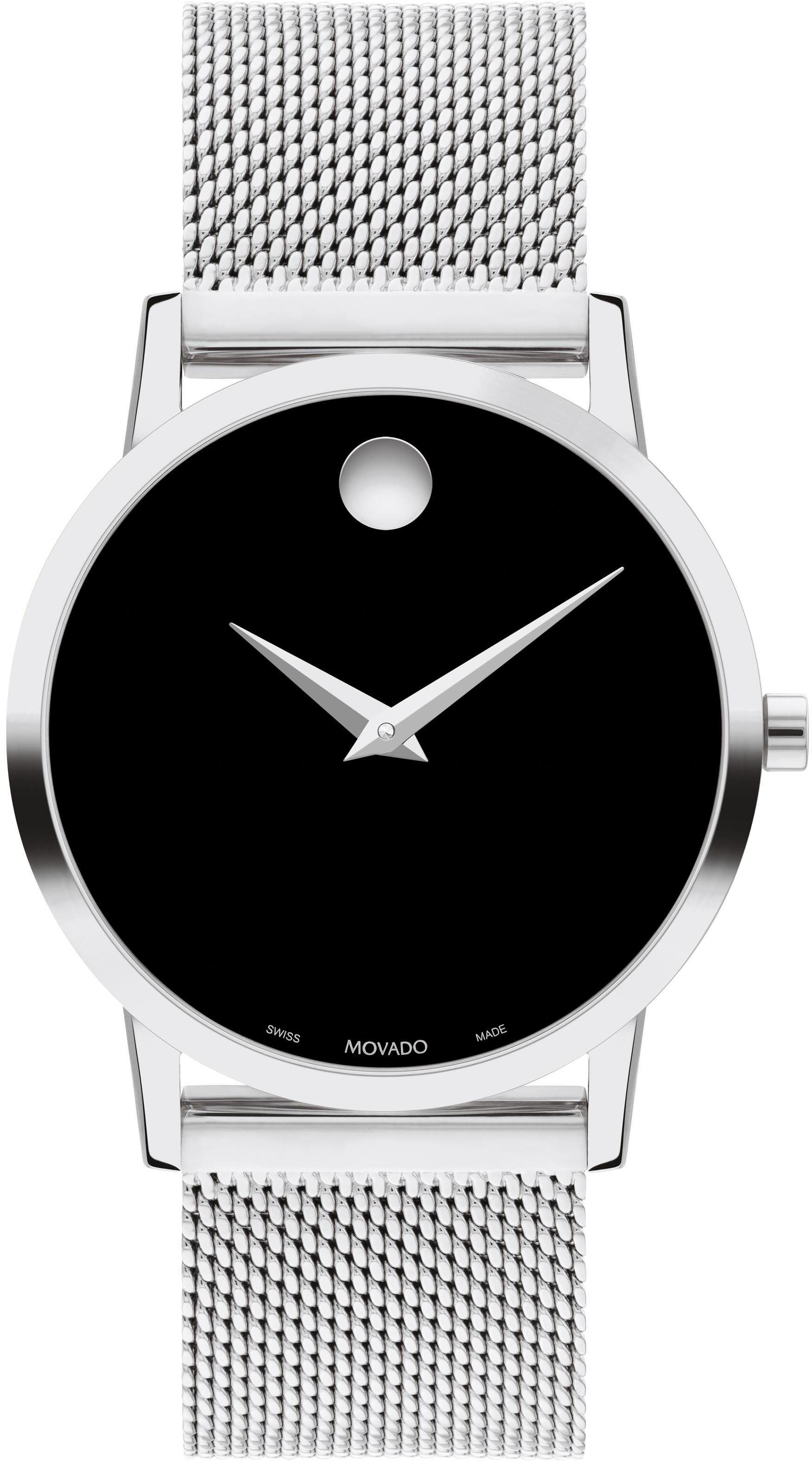 MOVADO Schweizer Uhr MUSEUM Classic 33 mm, 0607646, Quarzuhr, Armbanduhr, Damenuhr, Swiss Made, analog