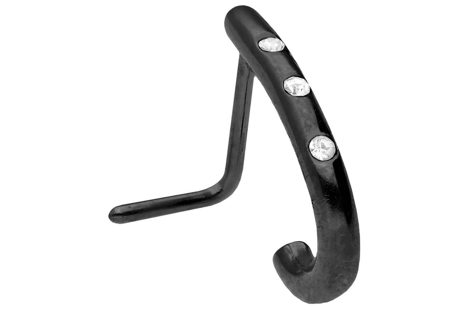 PIERCINGLINE Nasenpiercing Chirurgenstahl Nasenstecker RUNDES DESIGN günstig online kaufen