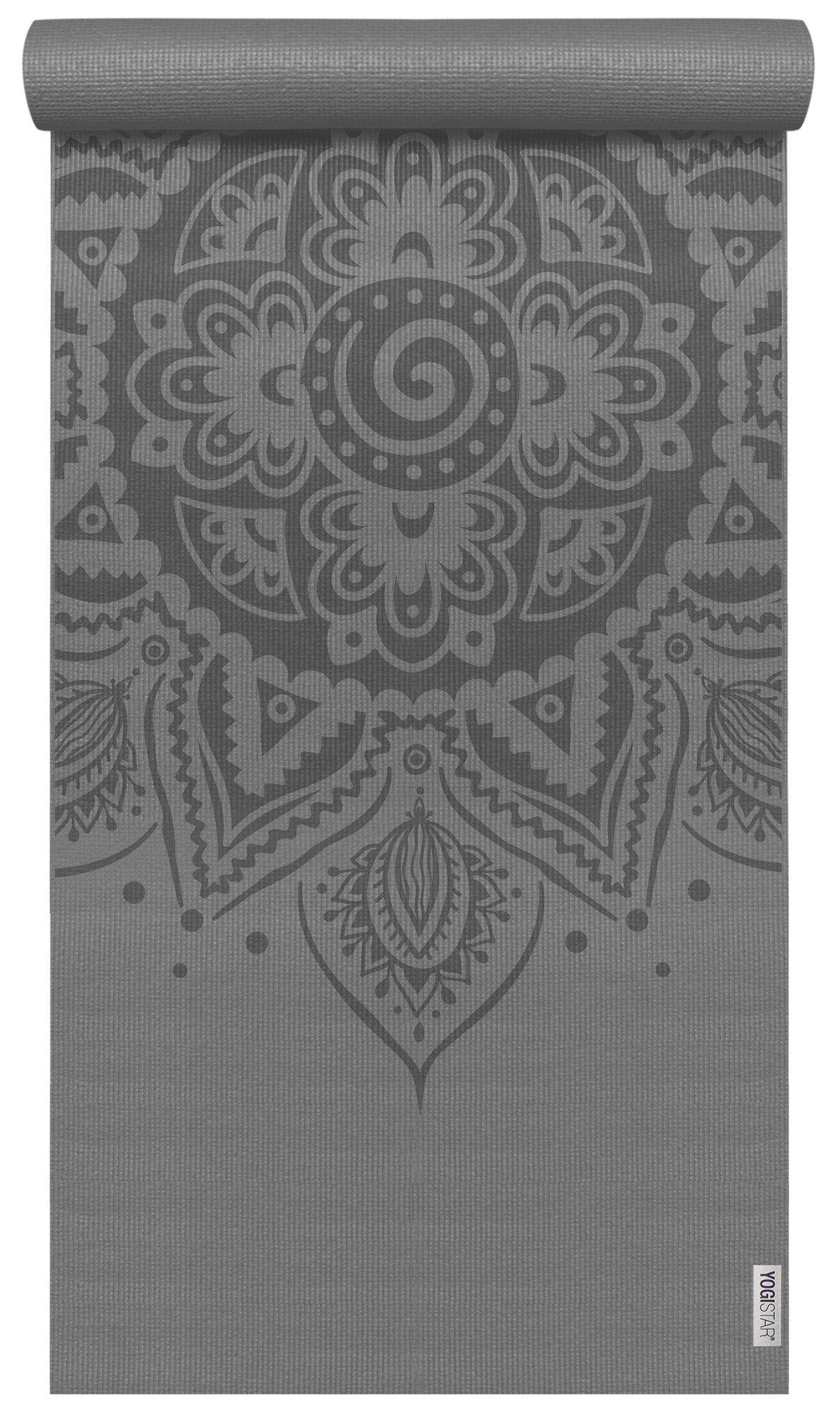 Yogistar Yogamatte Yogamatte yogimat® basic - art collection - spiral mandala (Standard, 1-St., Standard), Spiral-Mandala: Symbol für schöpferische Kraft, schön & inspirierend