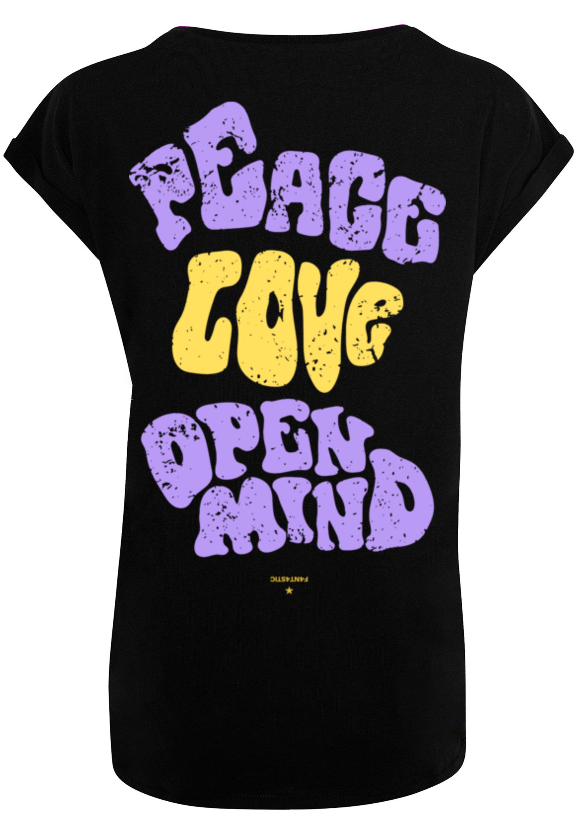 F4NT4STIC T-Shirt Peace Love and Open günstig online kaufen