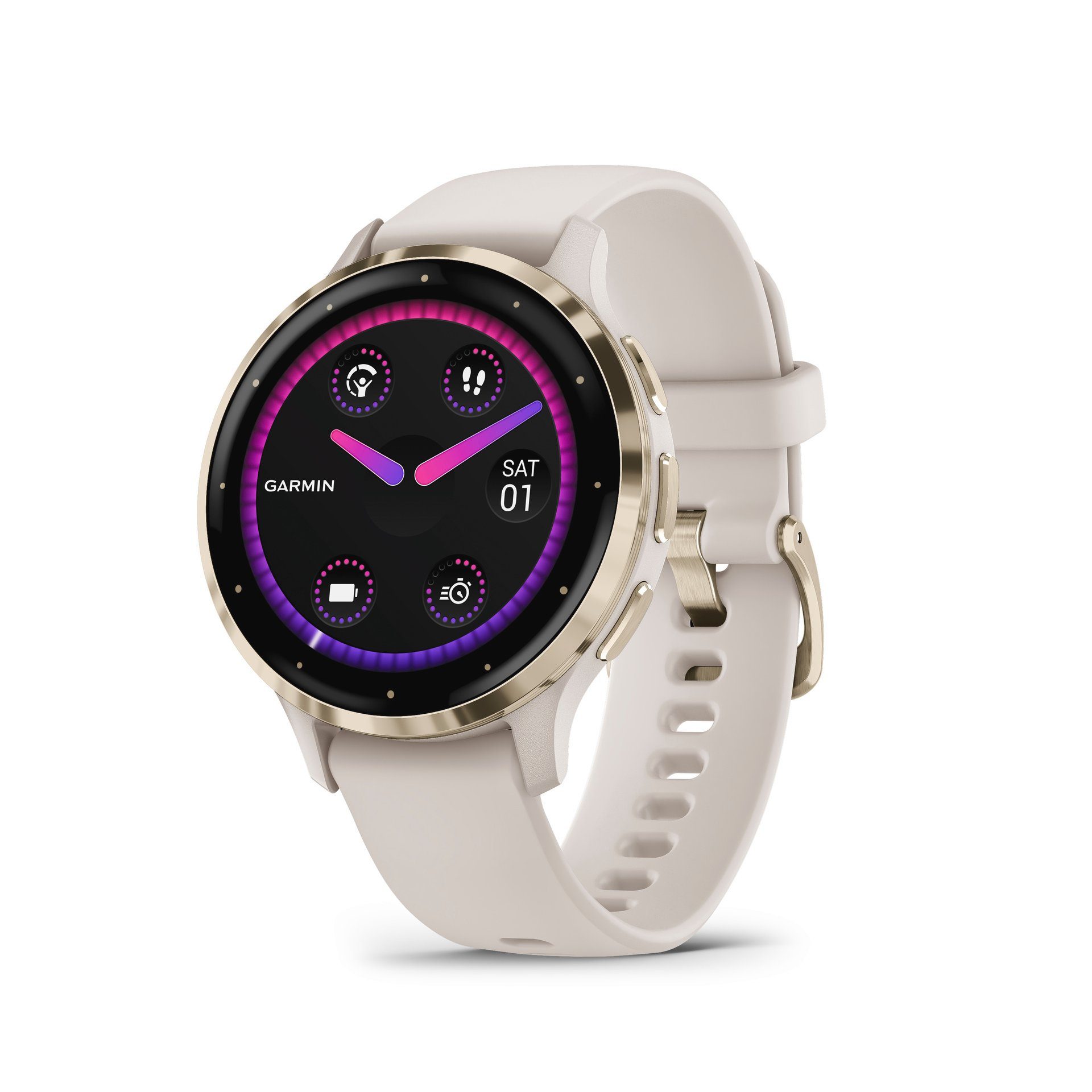 Garmin Venu 3S Gold/Weiß