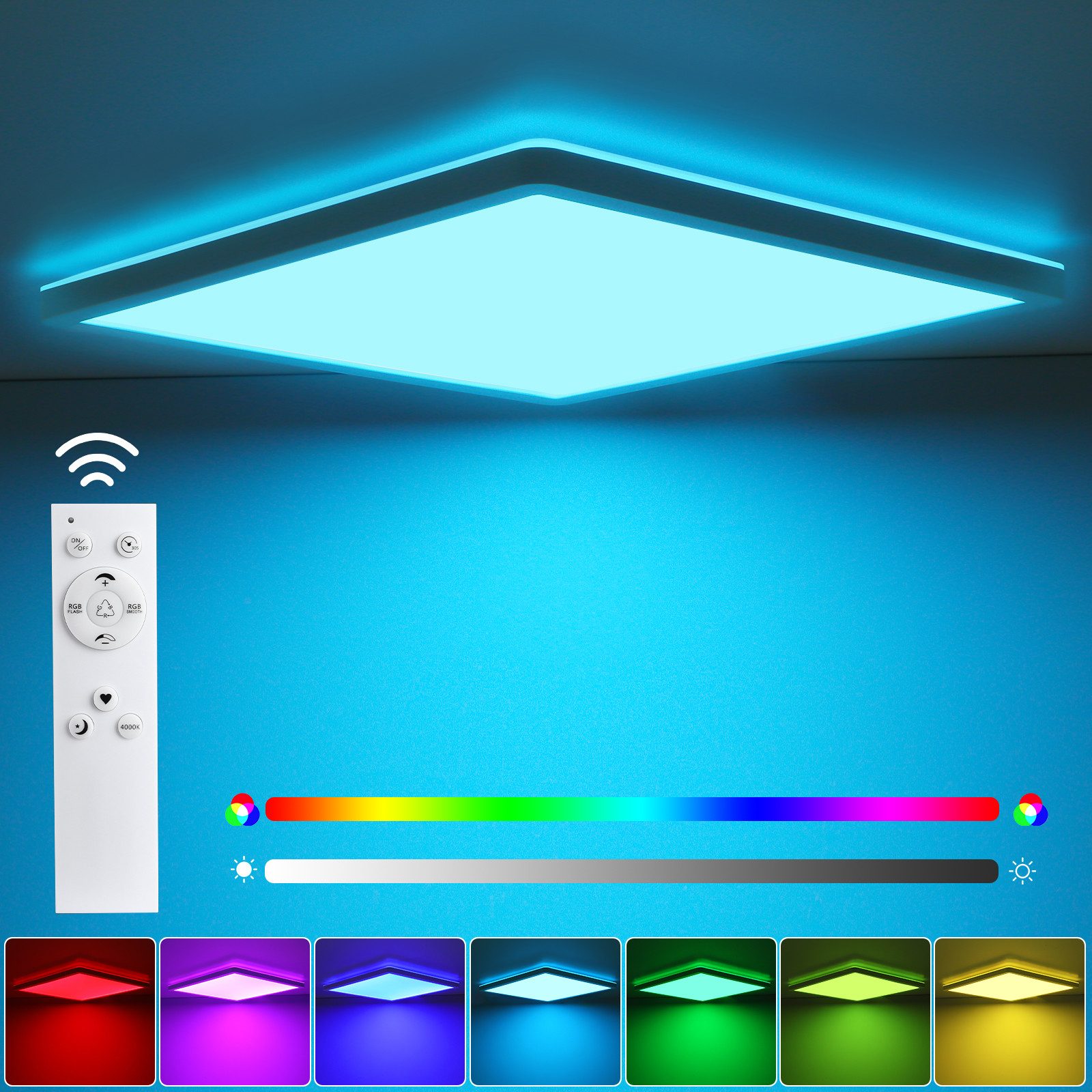 Oraymin Deckenleuchte RGB LED Deckenlampe LED günstig online kaufen