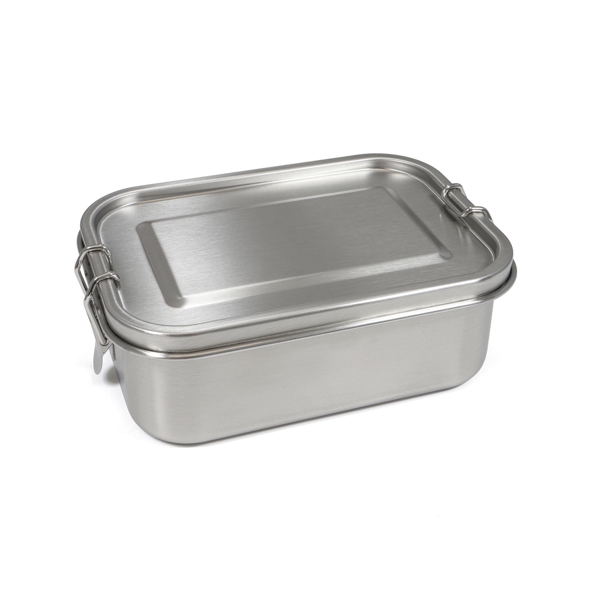 Origin Outdoors Lunchbox, Edelstahl, (robuste Lunchbox aus hochwertigem Edelstahl), Origin Outdoors Lunchbox 'Deluxe' - Edelstahl 0,8 L