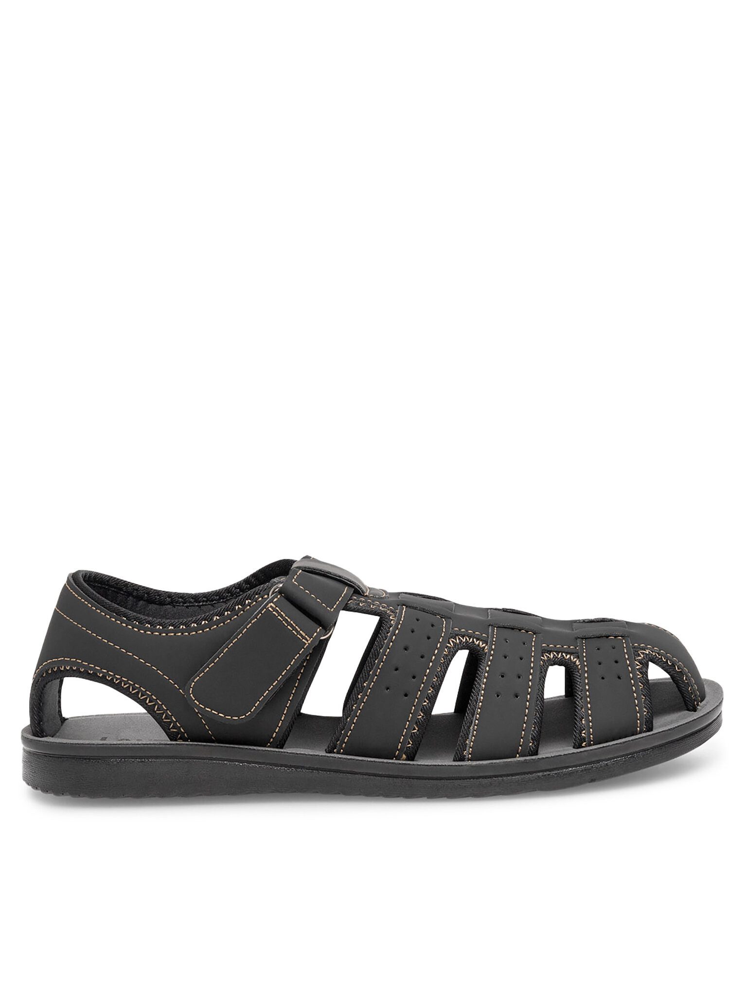 Lanetti Sandalen MSS20504-01 Schwarz Sandale günstig online kaufen