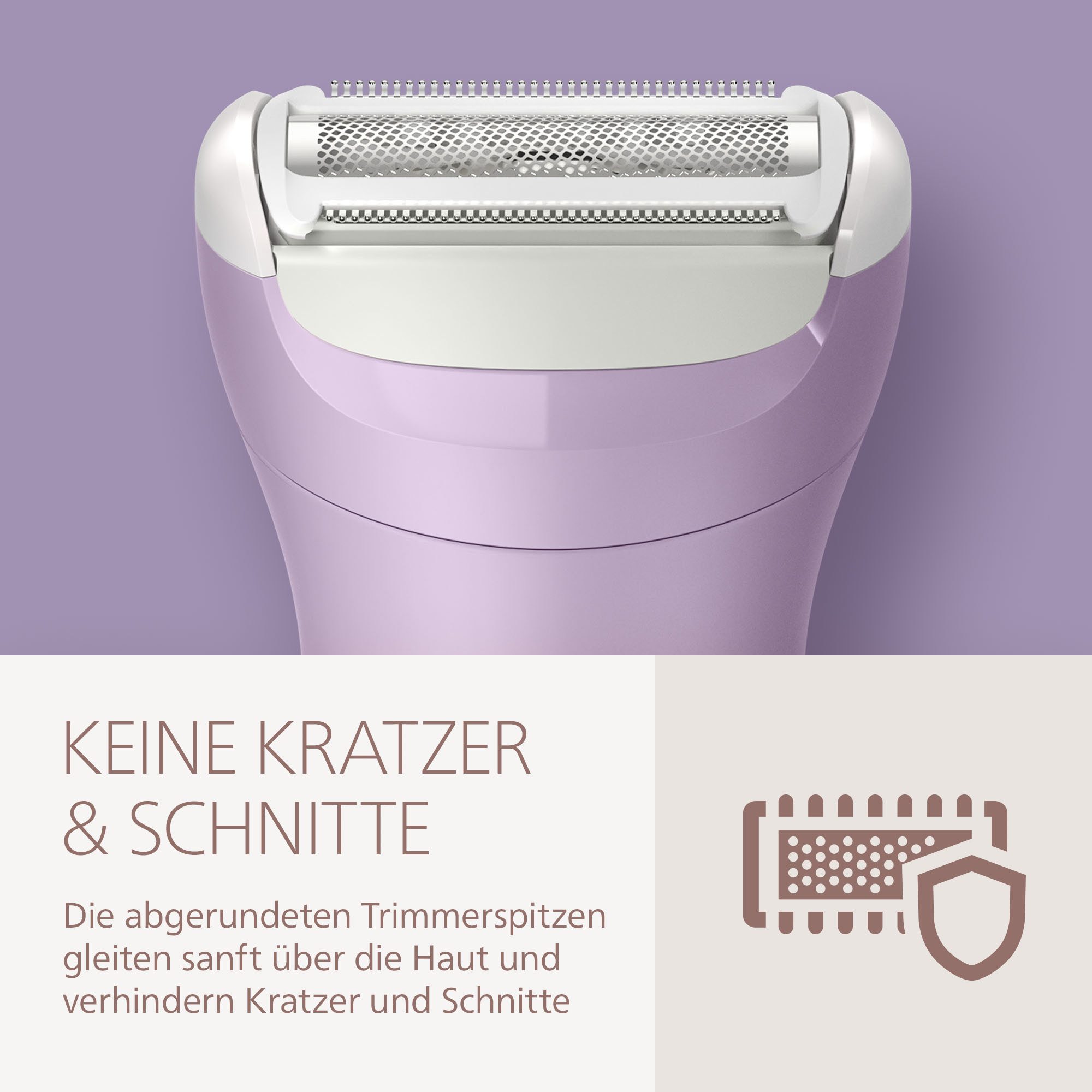 Philips Elektrorasierer BRL138/00 Series 6000 Ladyshaver Damenrasierer – Bild 4 von 5