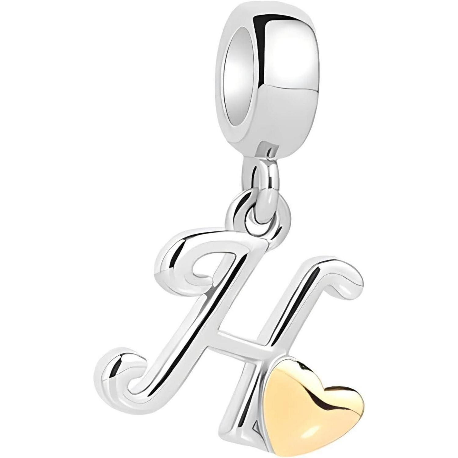 LuxusKollektion Kette und Anhänger Set Anhänger Buchstaben AZ Beads Herz Ar günstig online kaufen