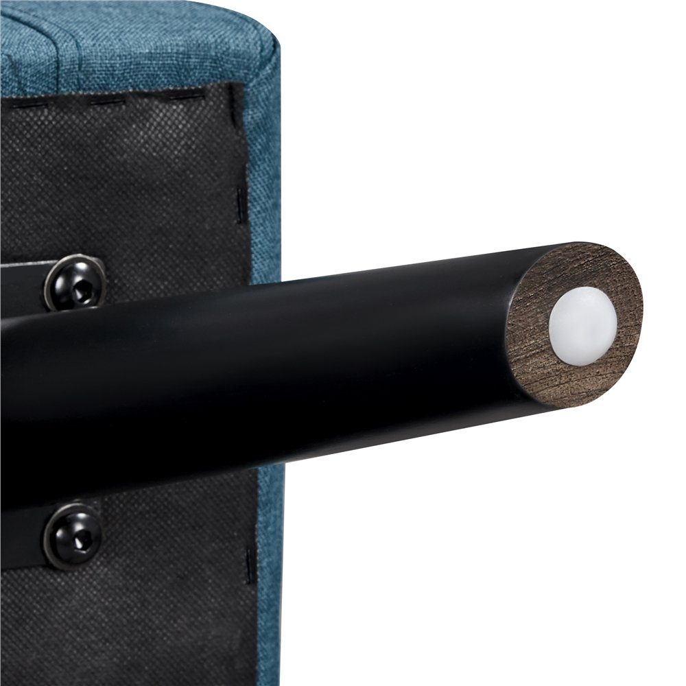 Relaxsessel, blau Holzbeinen, 136 kg fürs Yaheetech Wohnzimmer Belastbar mit bis