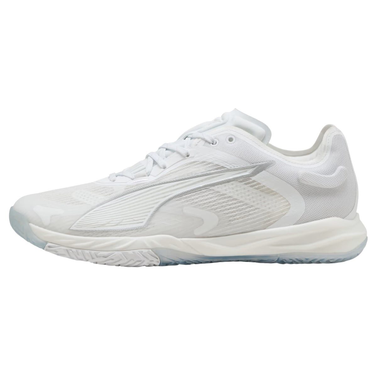 PUMA Hallen-Indoorschuhe Accelerate NITRO SQD 4 2025 weiss Herren Badmintonschuh