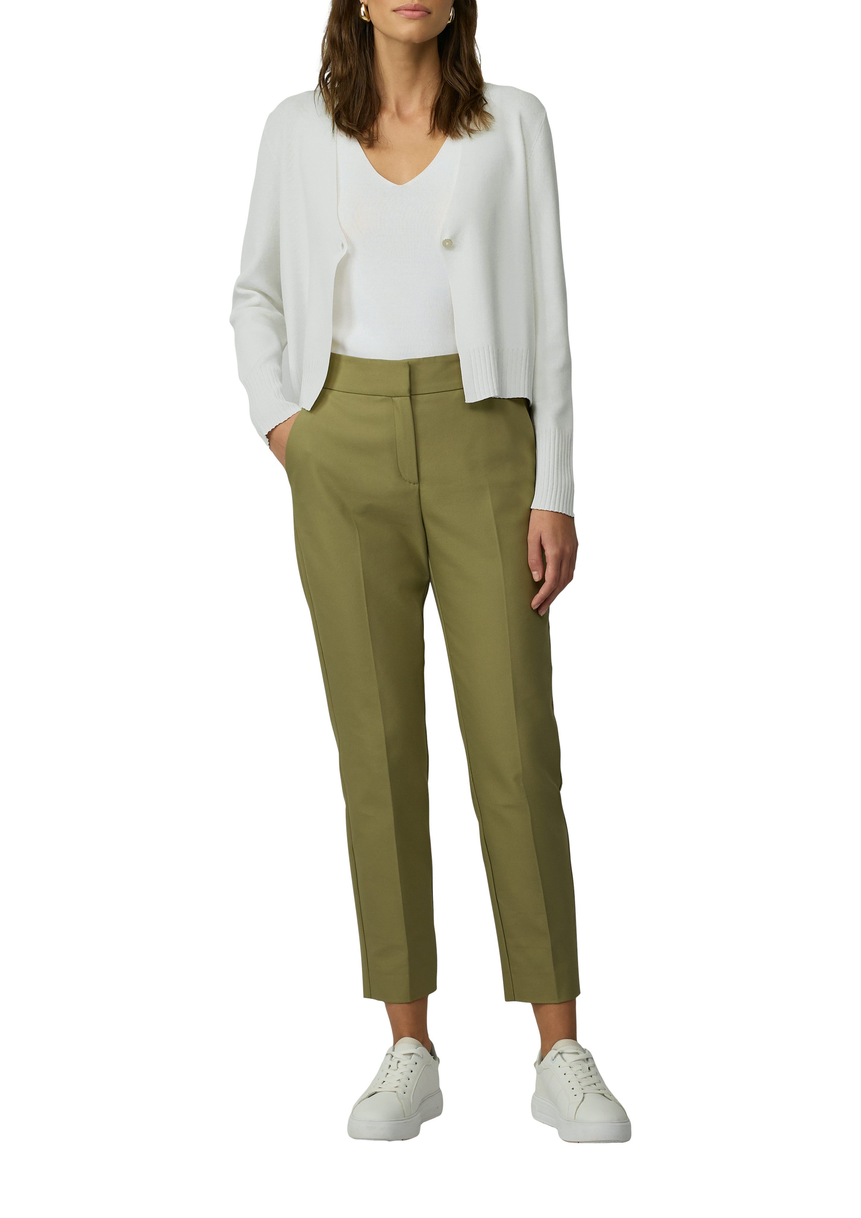 s.Oliver BLACK LABEL Strickjacke kurz, mit 1-Knopf-Verschluss günstig online kaufen