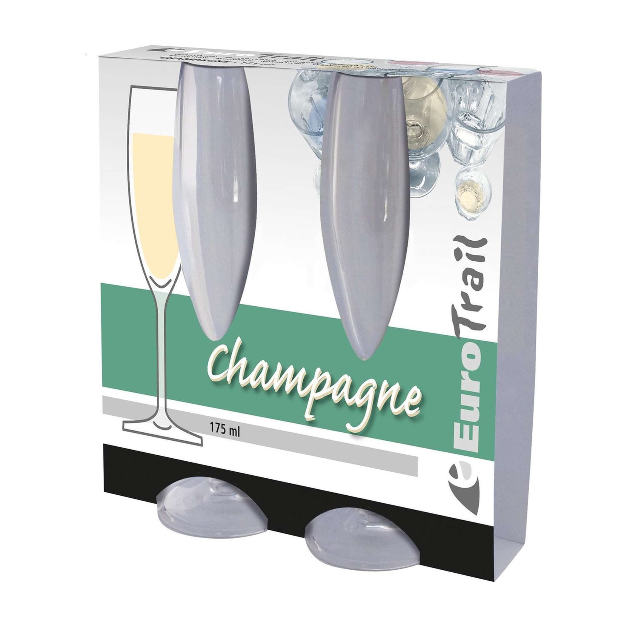 Sektglas Eurotrail Sektglas 175 ml 2er-Set