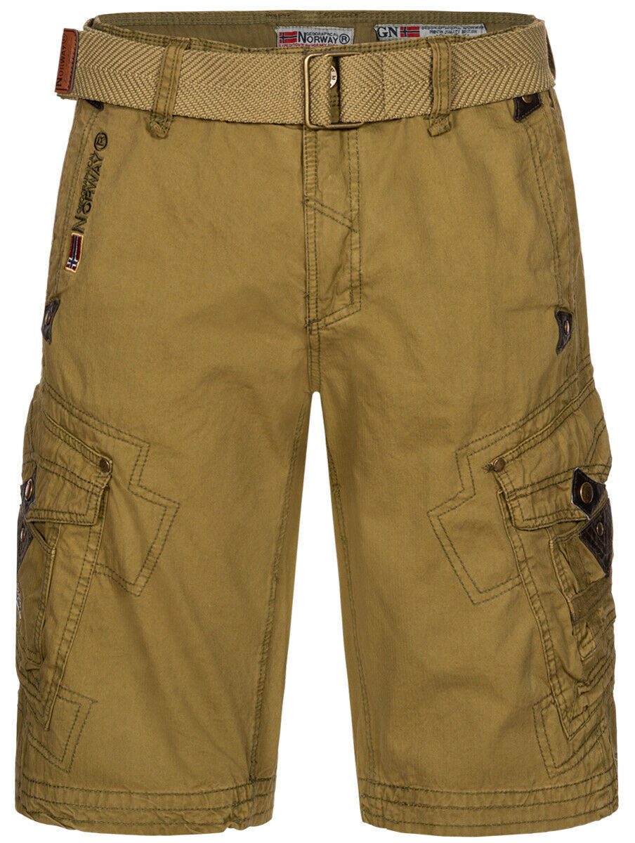 Geographical Norway Shorts Cargo Shorts kurze Hose knielang Short Bermuda Sommer Urlaub Freizeit