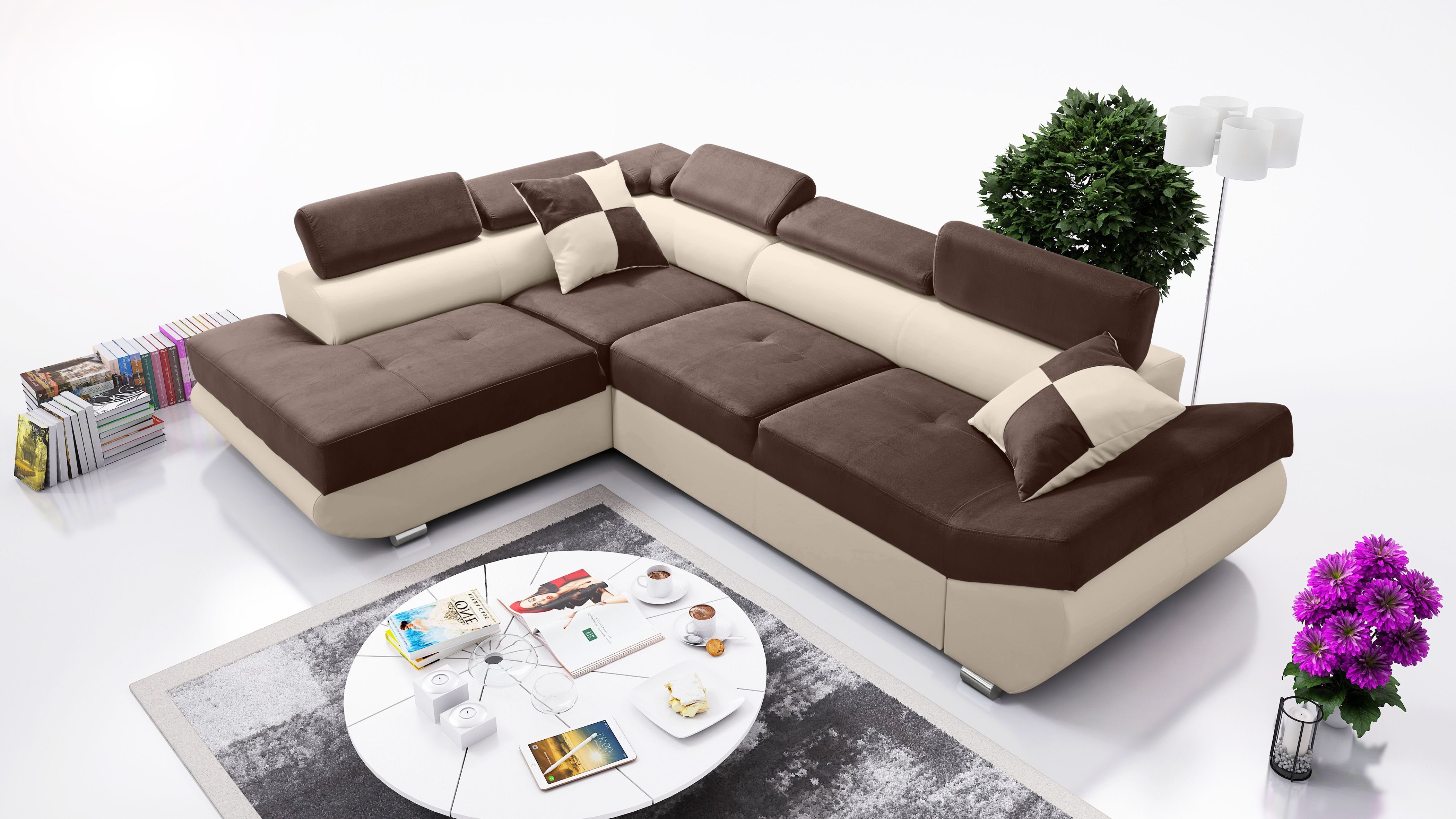robin Ecksofa Saturn Sofa L-Form mit günstig online kaufen