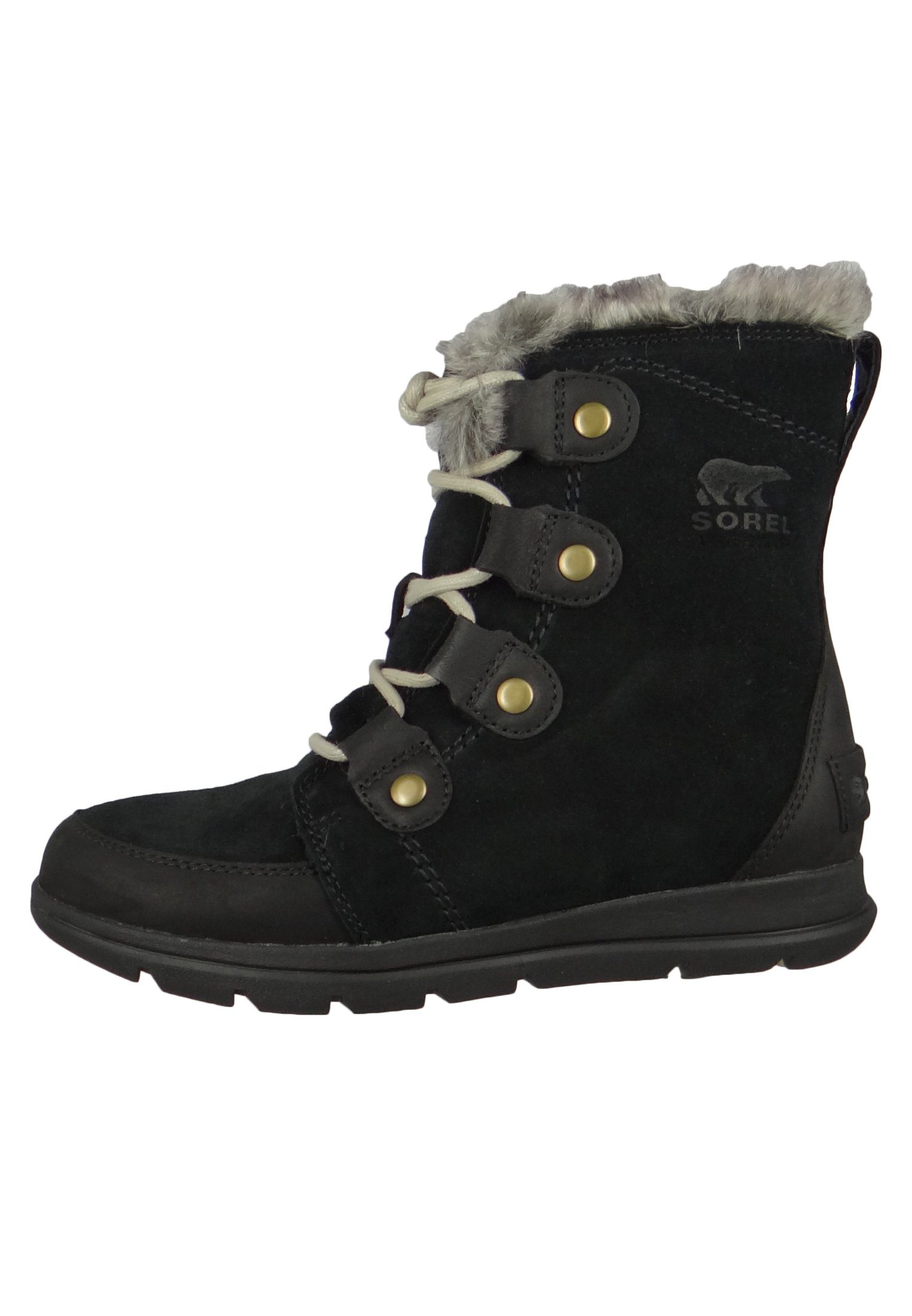 Sorel NL3039-010 Explorer Joan Black Stiefel