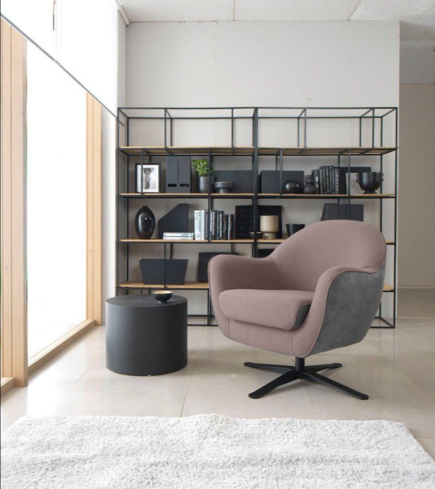 TRENDMANUFAKTUR Drehsessel Mira, Loungesessel, in zeitlosem, günstig online kaufen