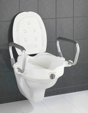 WENKO WC-Sitz Secura, SItzerhöhung mit Stützgriffen