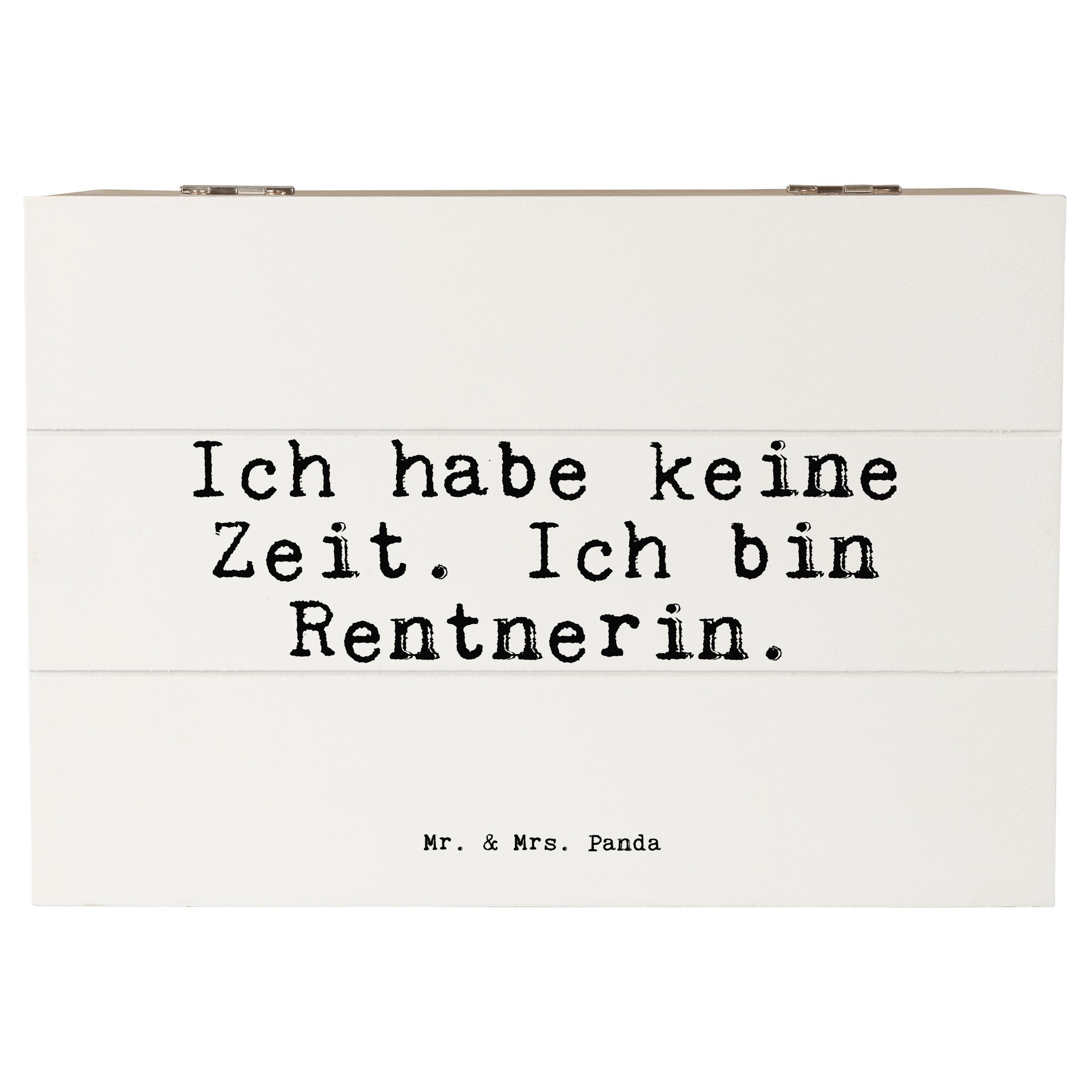 Mr. & Mrs. Panda Dekokiste »Ich habe keine Zeit.... Weiß Geschenk