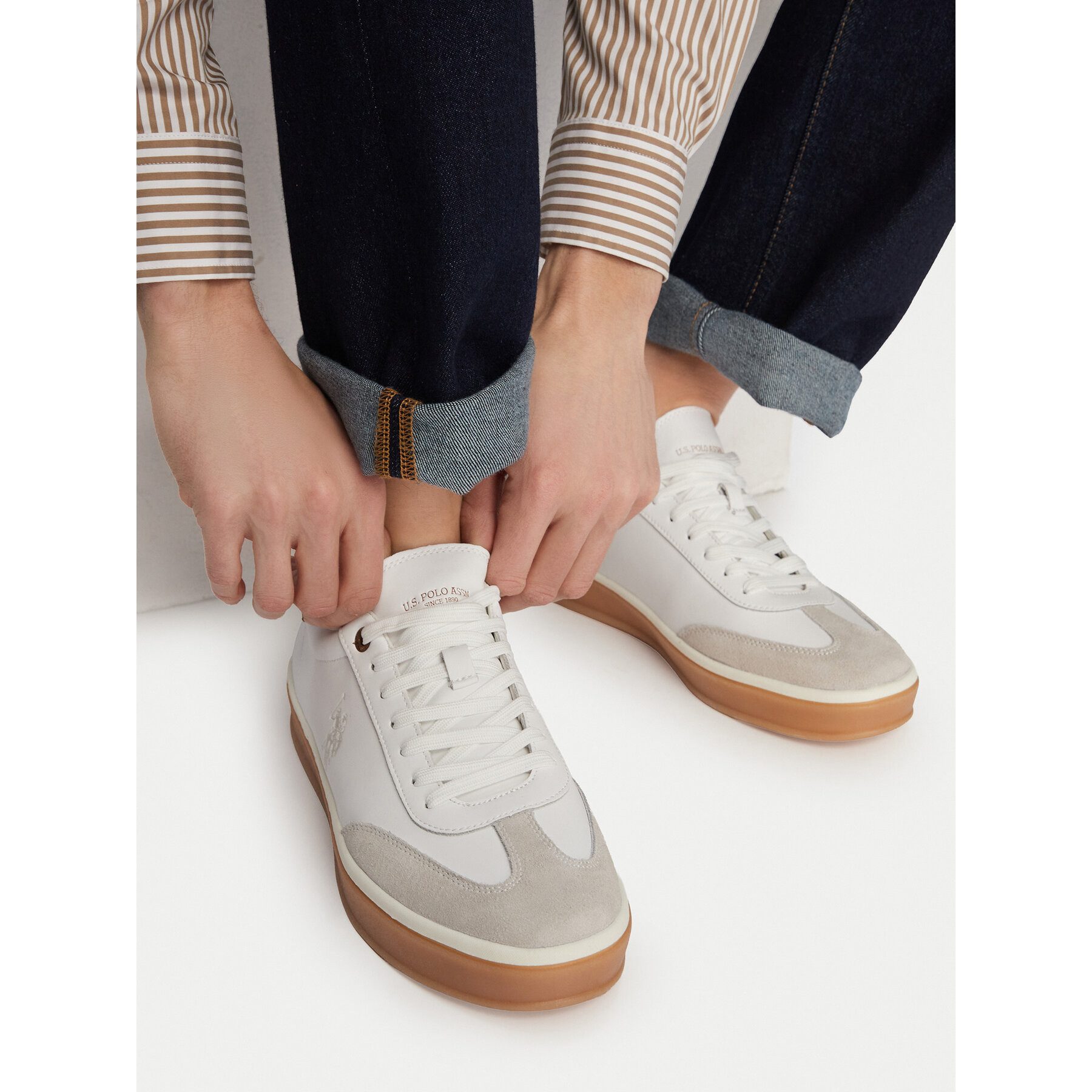 U.S. Polo Assn. US Polo Assn Herren-Sneaker in Weiß Sneaker