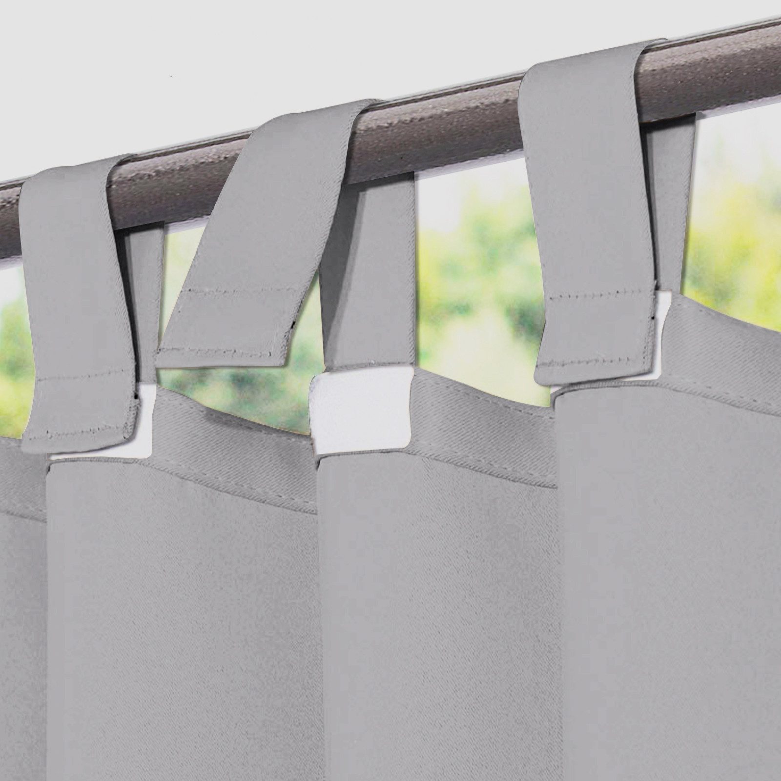 BTTO V&G Gardine Outdoorgardine Blackout Vorhang Wasserdicht (1 St), Lichtschutz, Balkon Vorhang mit Magic Tape