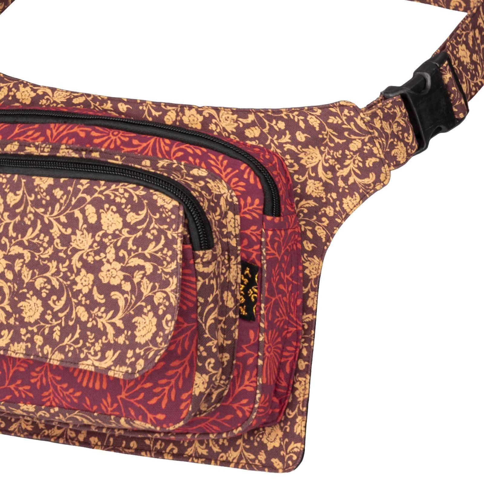KUNST UND MAGIE Bauchtasche KUNST UND MAGIE Boho Goa Bauchtasche Gürteltasche Hüfttasche Sidebag – Bild 3 von 5