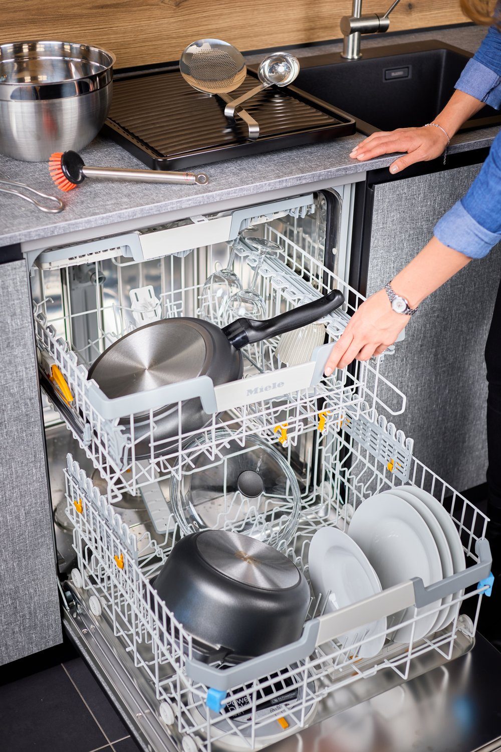 RÖSLE Kochtopf CADINI, Aluminiumguss, Antihaftversiegelung, recyceltes Aluminium, Induktion