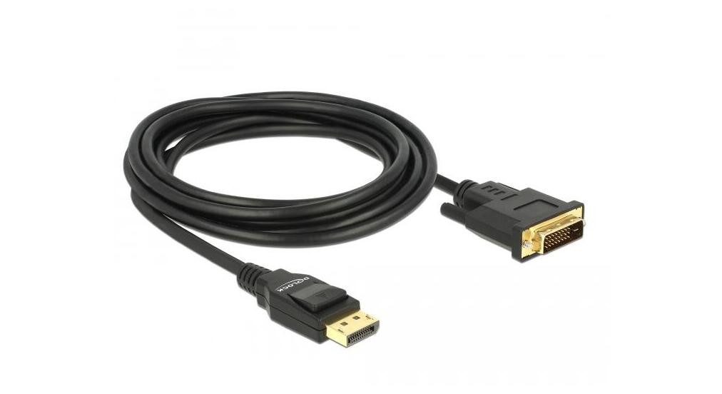 DeLOCK Kabel DisplayPort 1.2 Stecker > DVI 24+1 St Video-Kabel