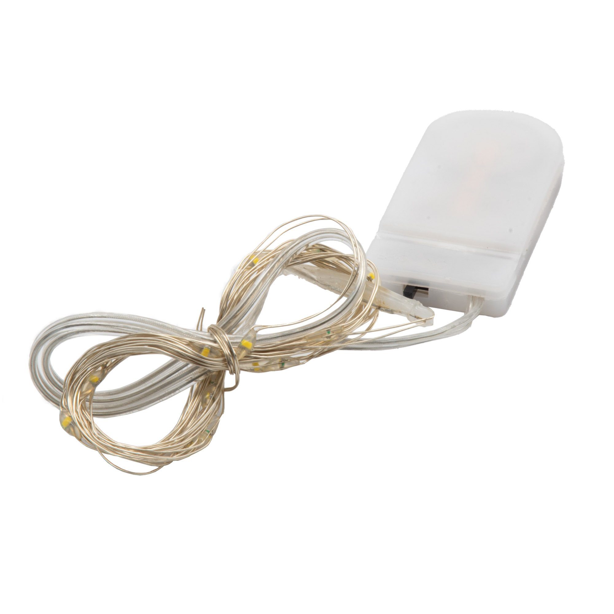 Lichterkette LED Lichterkette Timer Micro Warmweiß LED