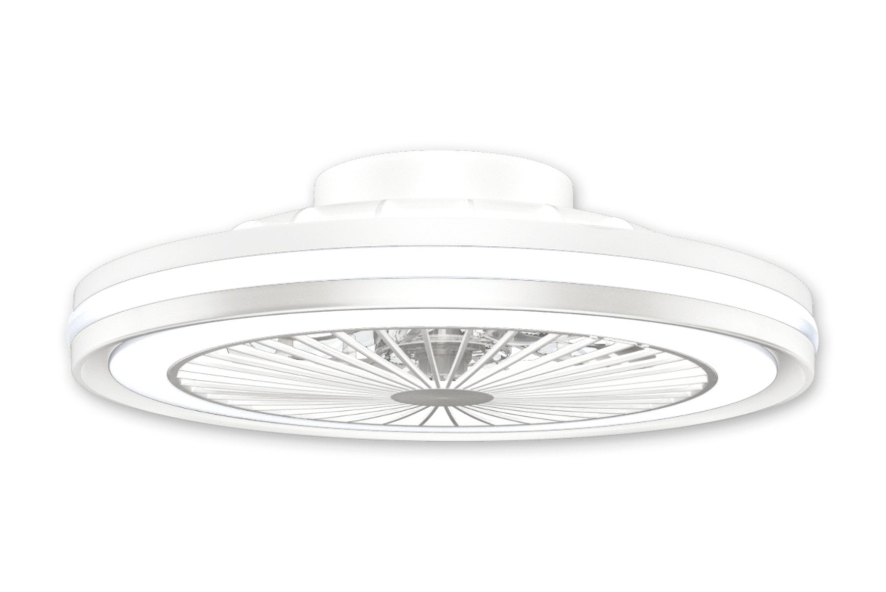 MeLiTec LED Deckenleuchte mit Ventilator DV06, einstellbar, Deckenleuchte mit Ventilator DV06