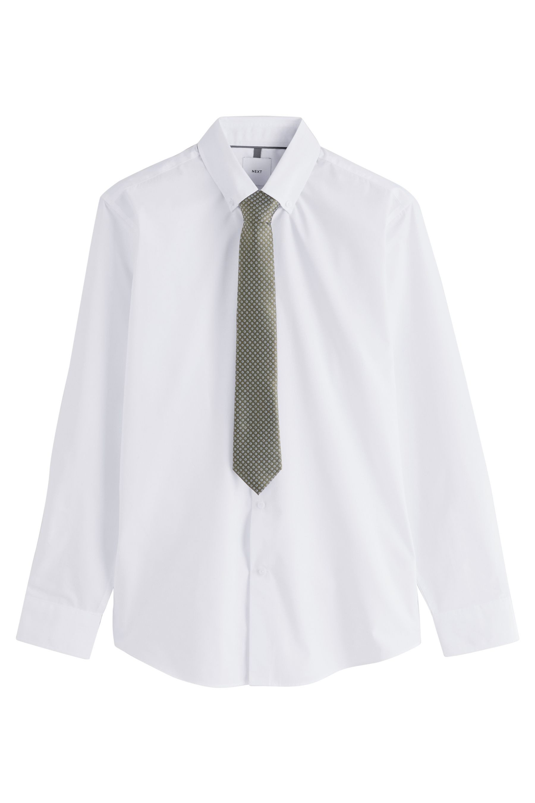 White/Green Geometric
