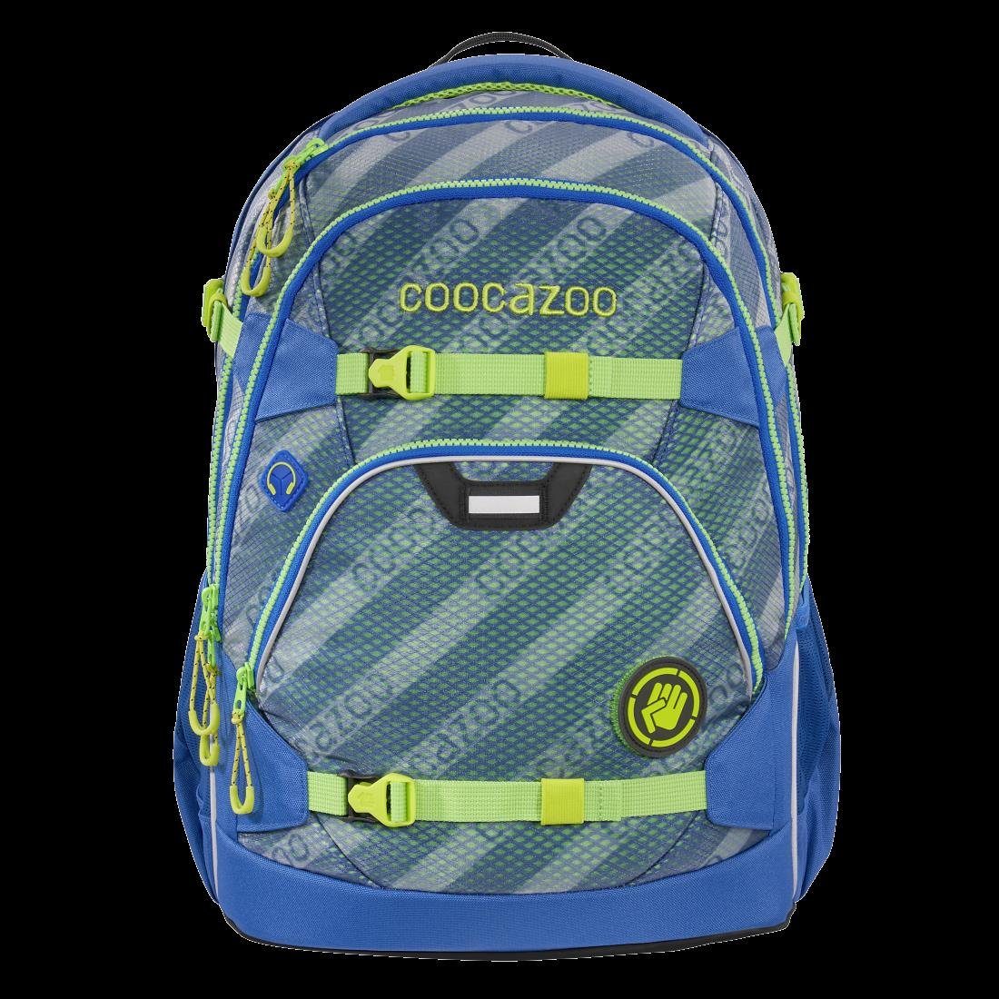 coocazoo Schulrucksack Coocazoo ScaleRale MeshFlash neonyellow blau-gelb