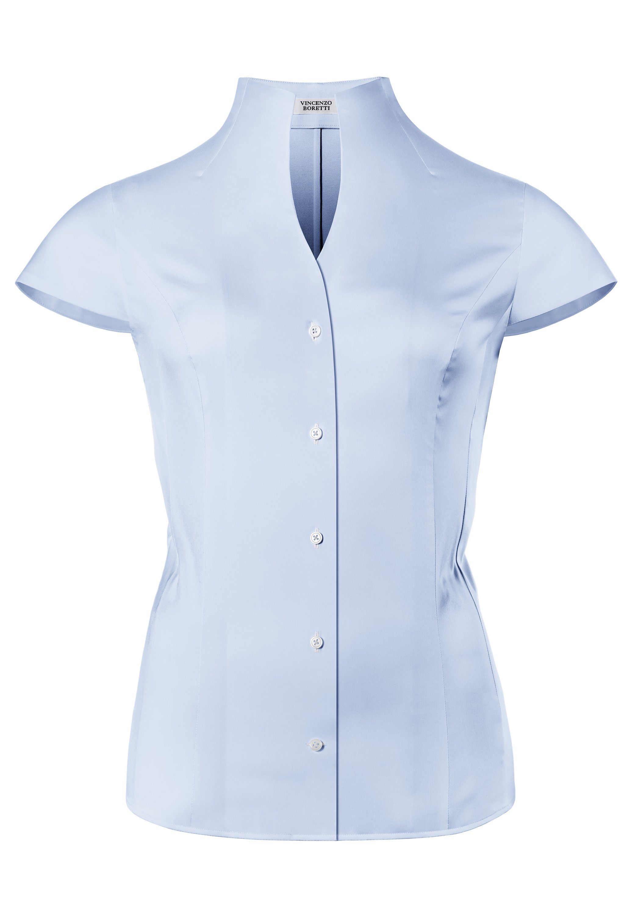 Vincenzo Boretti Klassische Bluse tailliert stretch günstig online kaufen