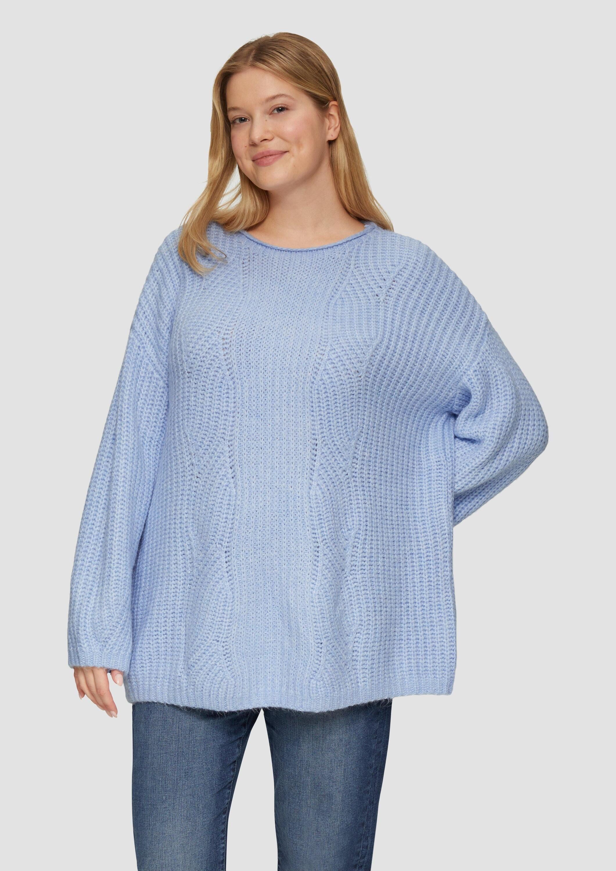 s.Oliver Longpullover Strickpullover Relaxed Fit Pullover günstig online kaufen