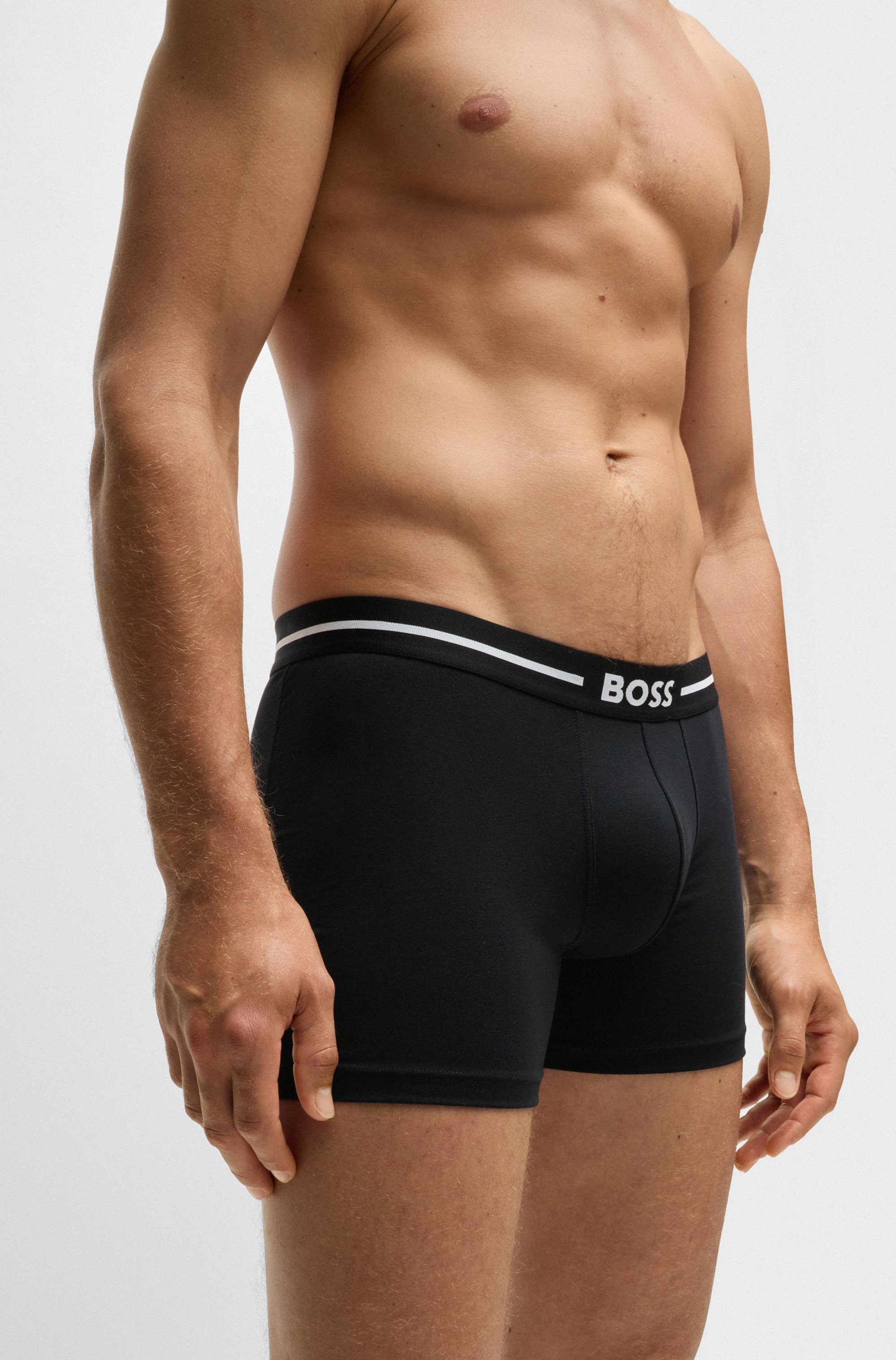 BOSS Boxershorts BoxerBr 3P Bold (3-St) günstig online kaufen