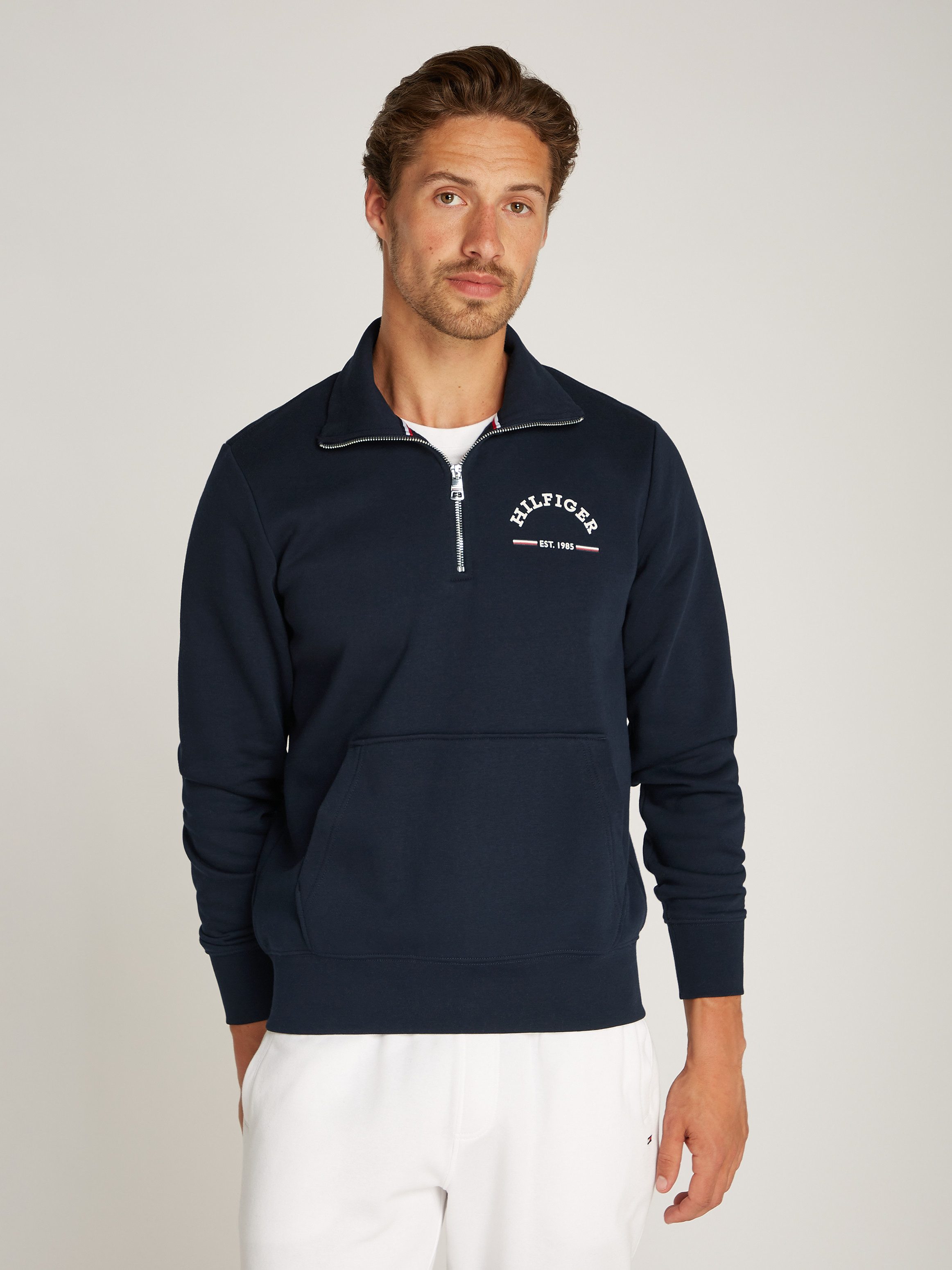 Tommy Hilfiger Sweatshirt ROUNDALL STAND COLLAR günstig online kaufen