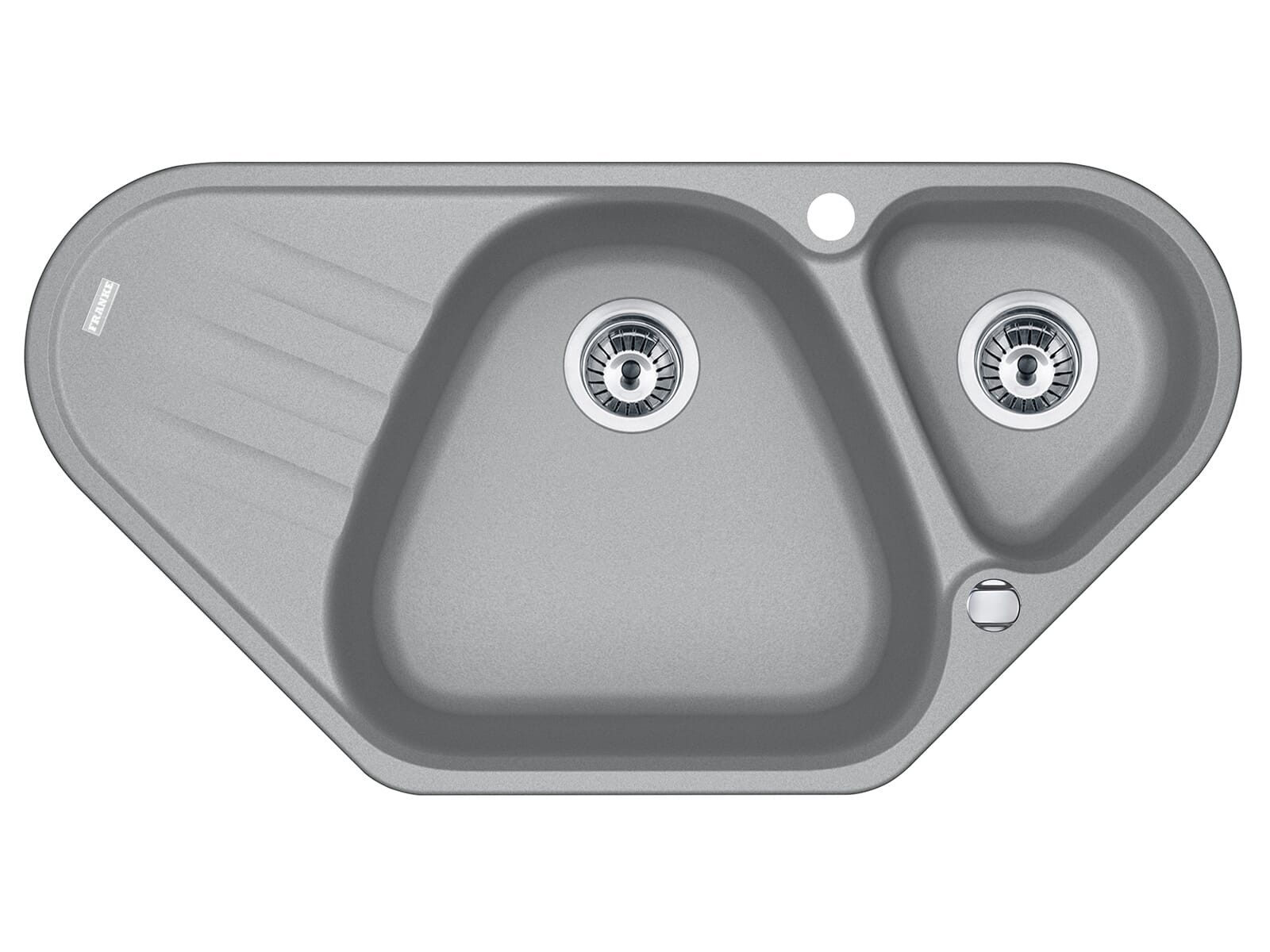 FRANKE Granitspüle, eckspüle, 96/50 cm, (1 St), aus Sanitized®