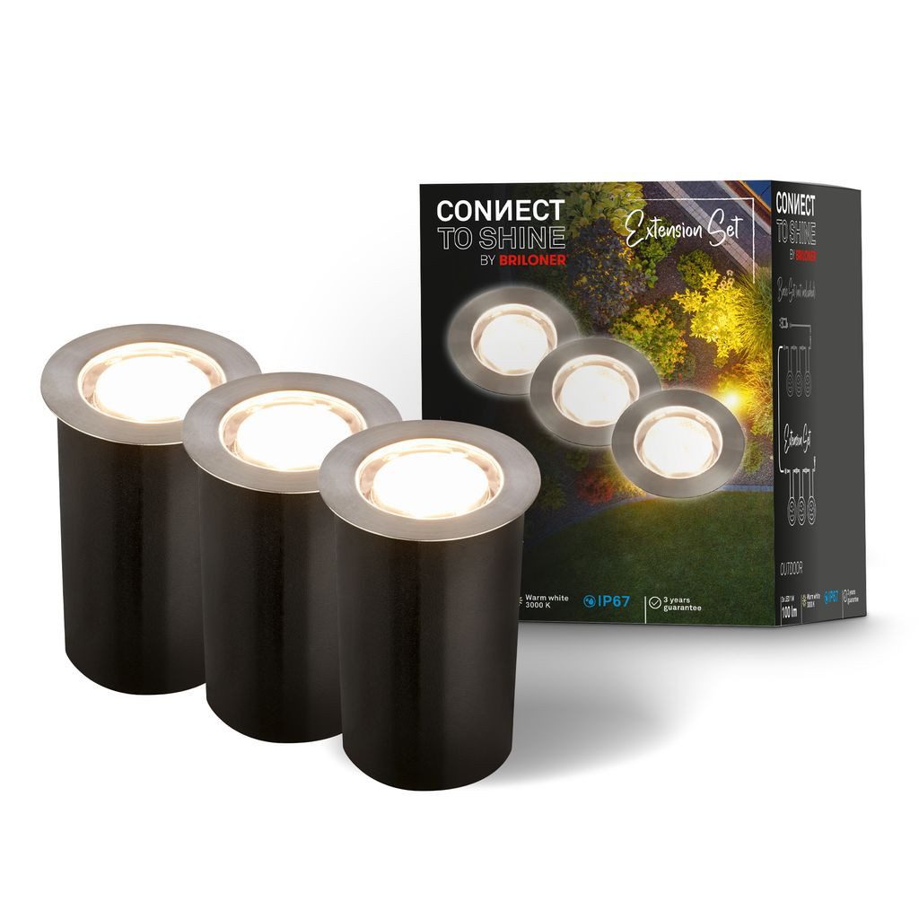 Briloner Leuchten LED Einbaustrahler 3917032, LED fest integriert, 2700K - Extra-Warmweiß