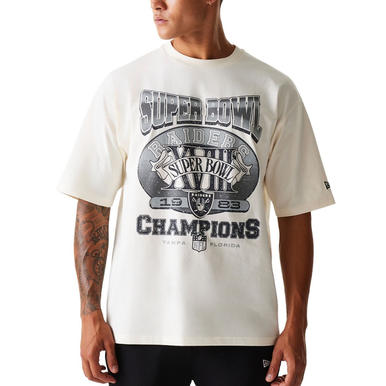 Print-Shirt NFL SUPERBOWL Las Vegas Raiders offwhite