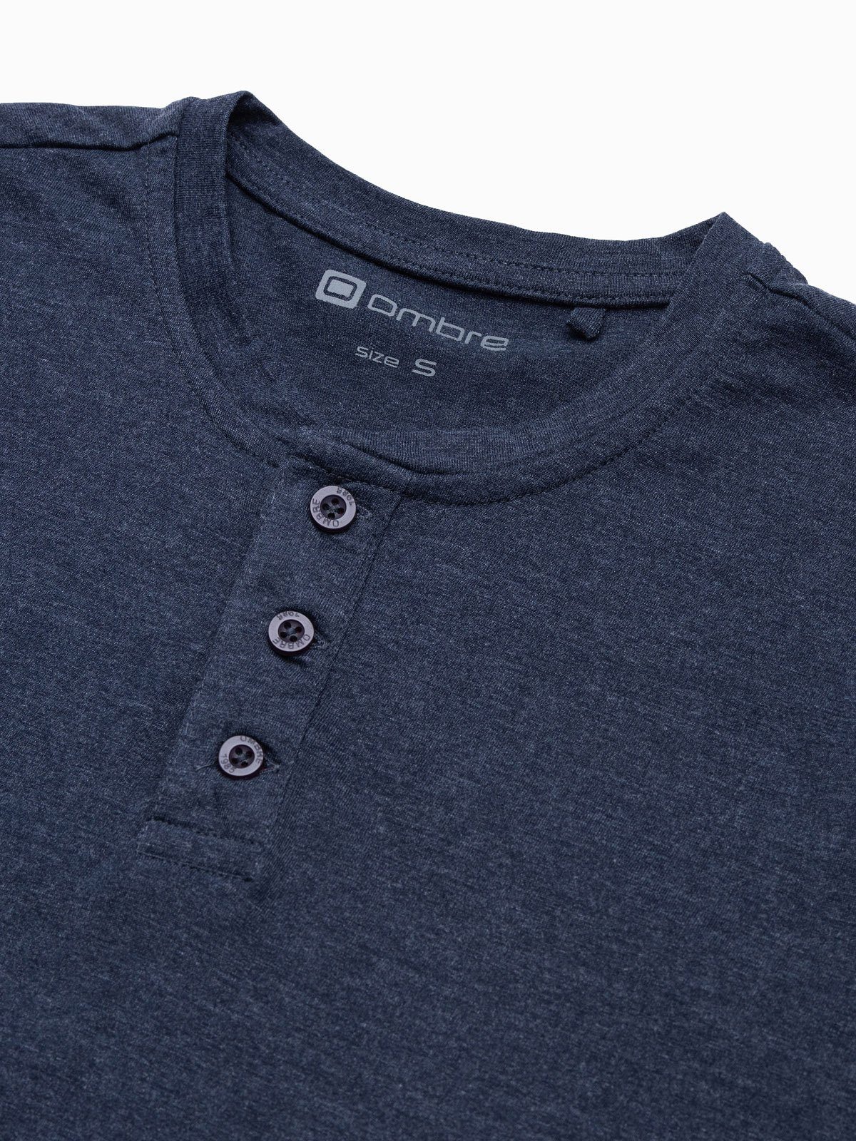 S1390 OMBRE T-Shirt Unifarbenes Herren-T-Shirt marineblau - L